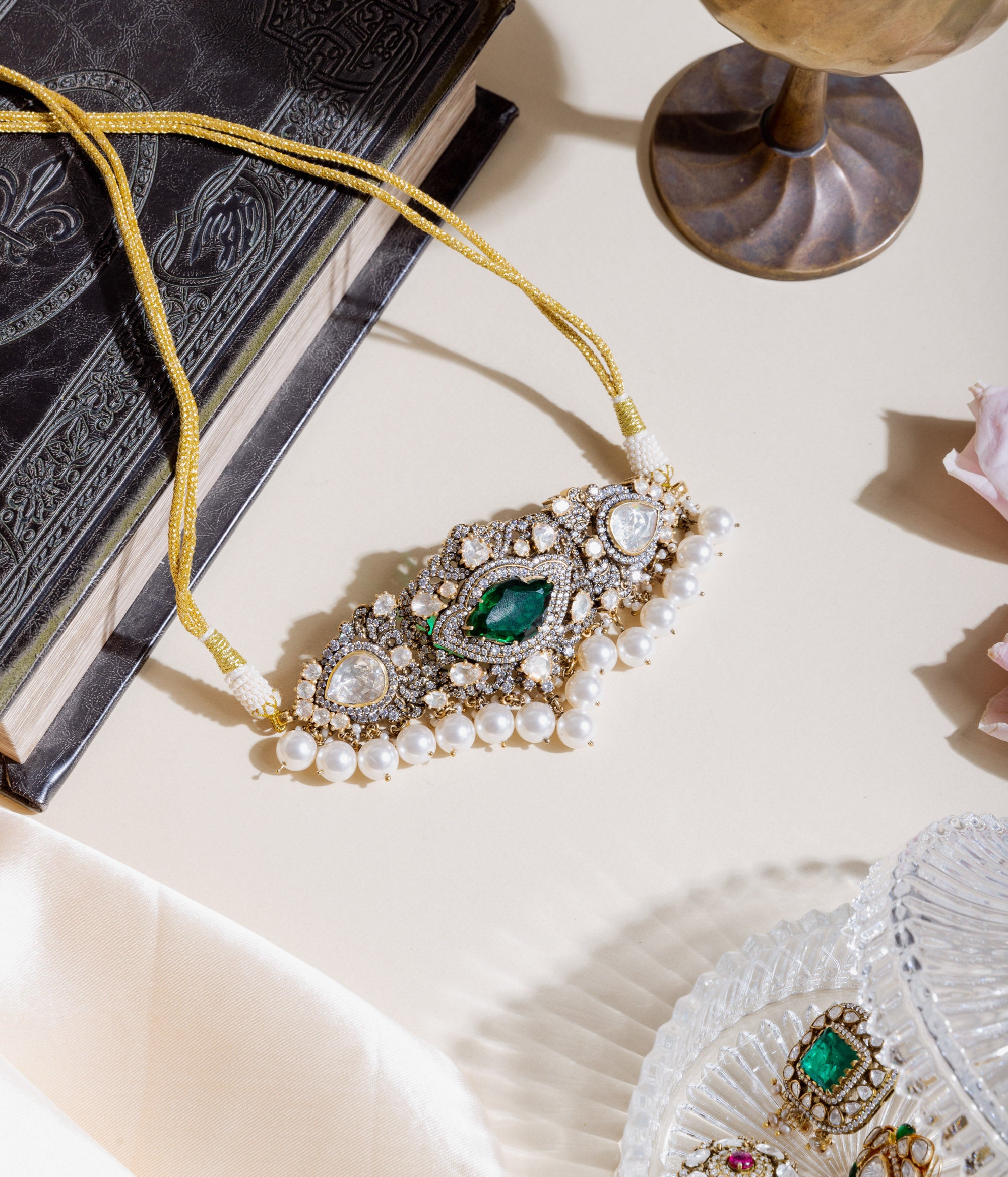 Prakruti Victorian Moissonite Choker
