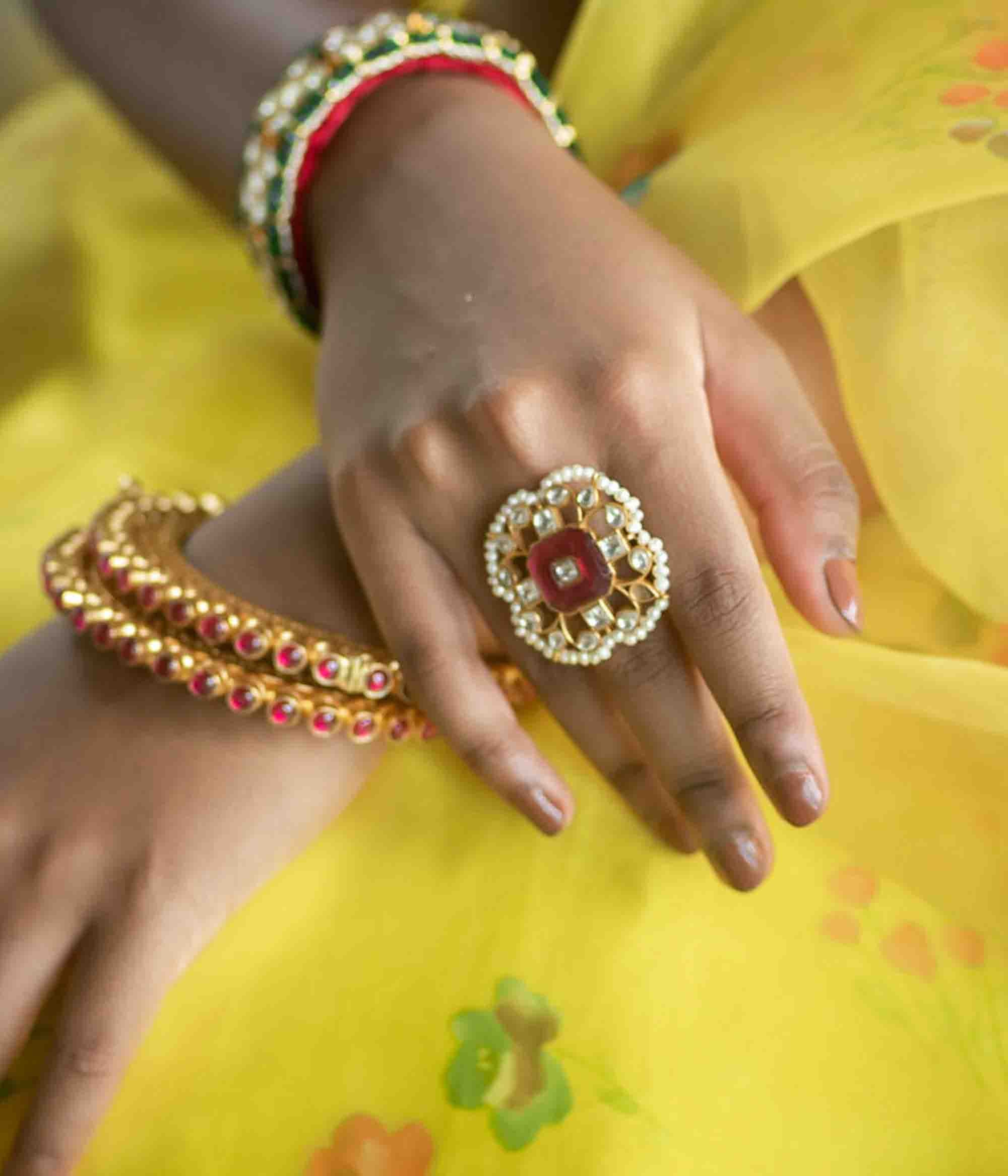 Pratha Kundan Ring
