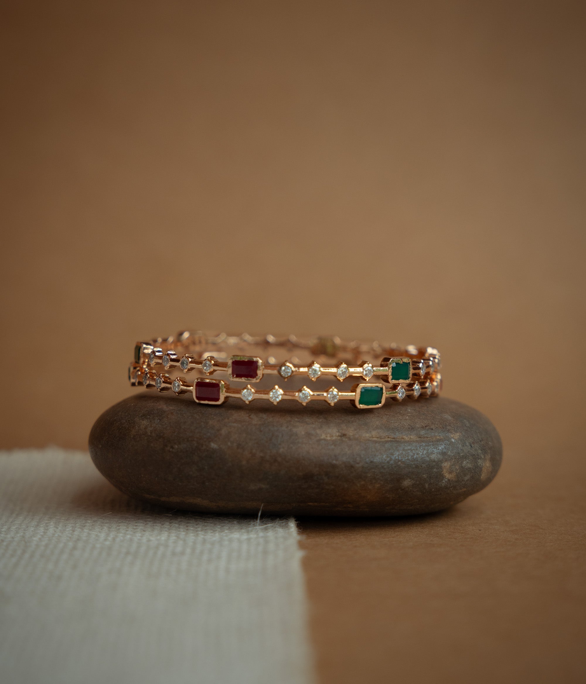 Polki and Swarovski bangle, luxe design