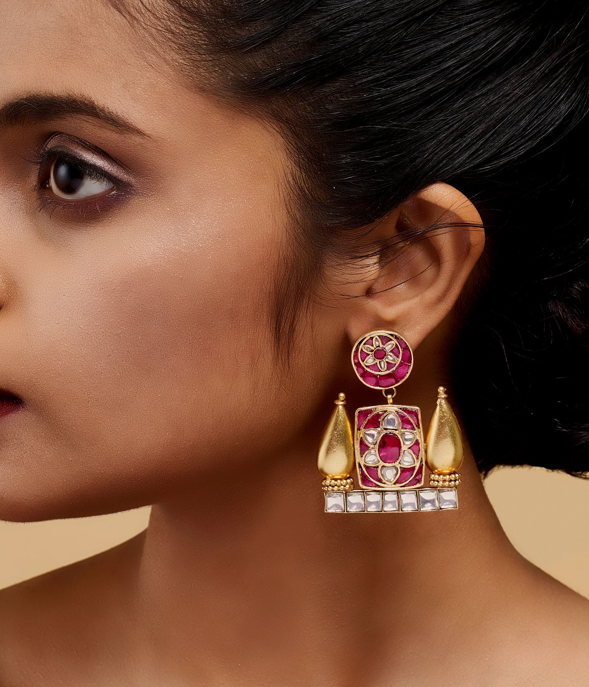 Ratha Kundan Earring