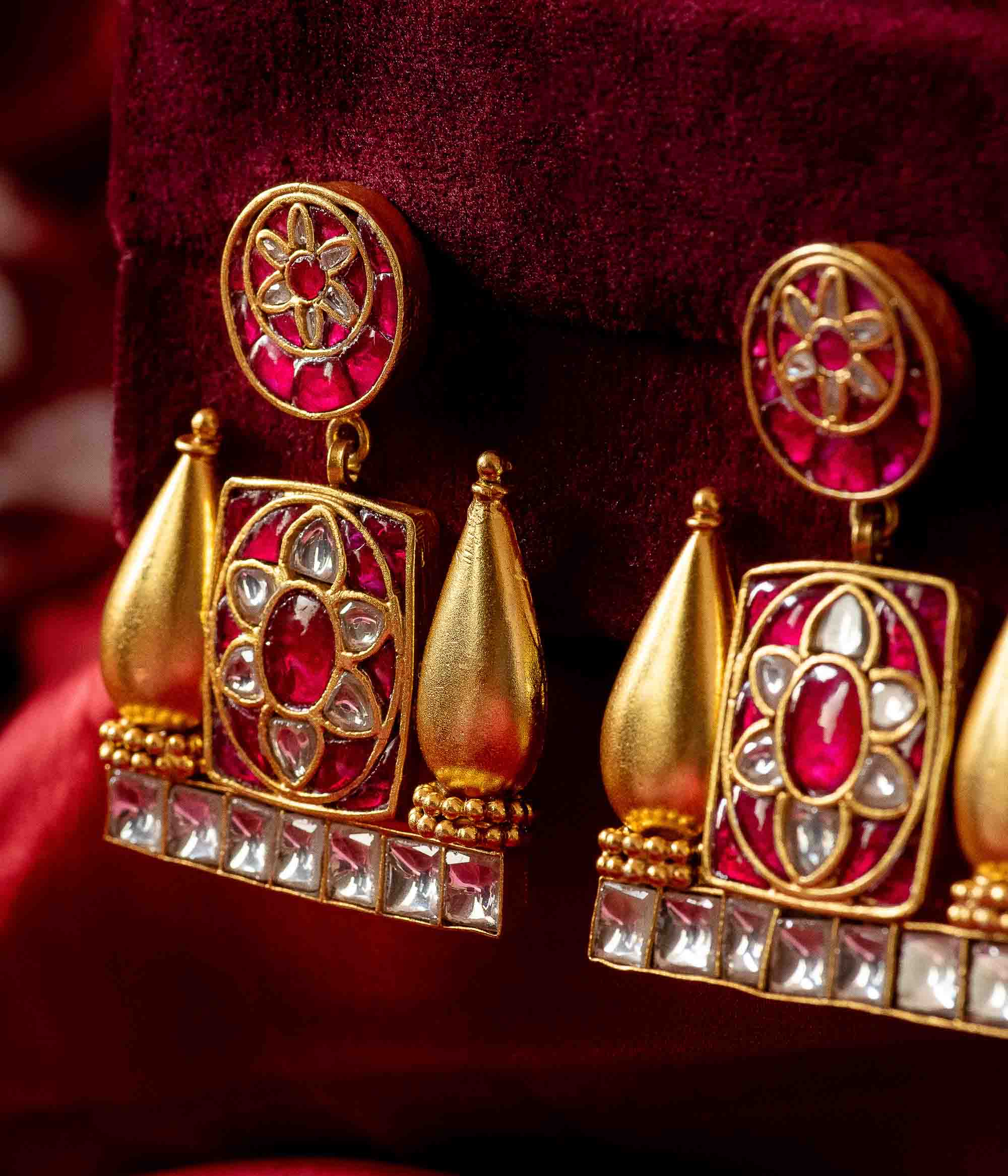 Ratha Kundan Earring