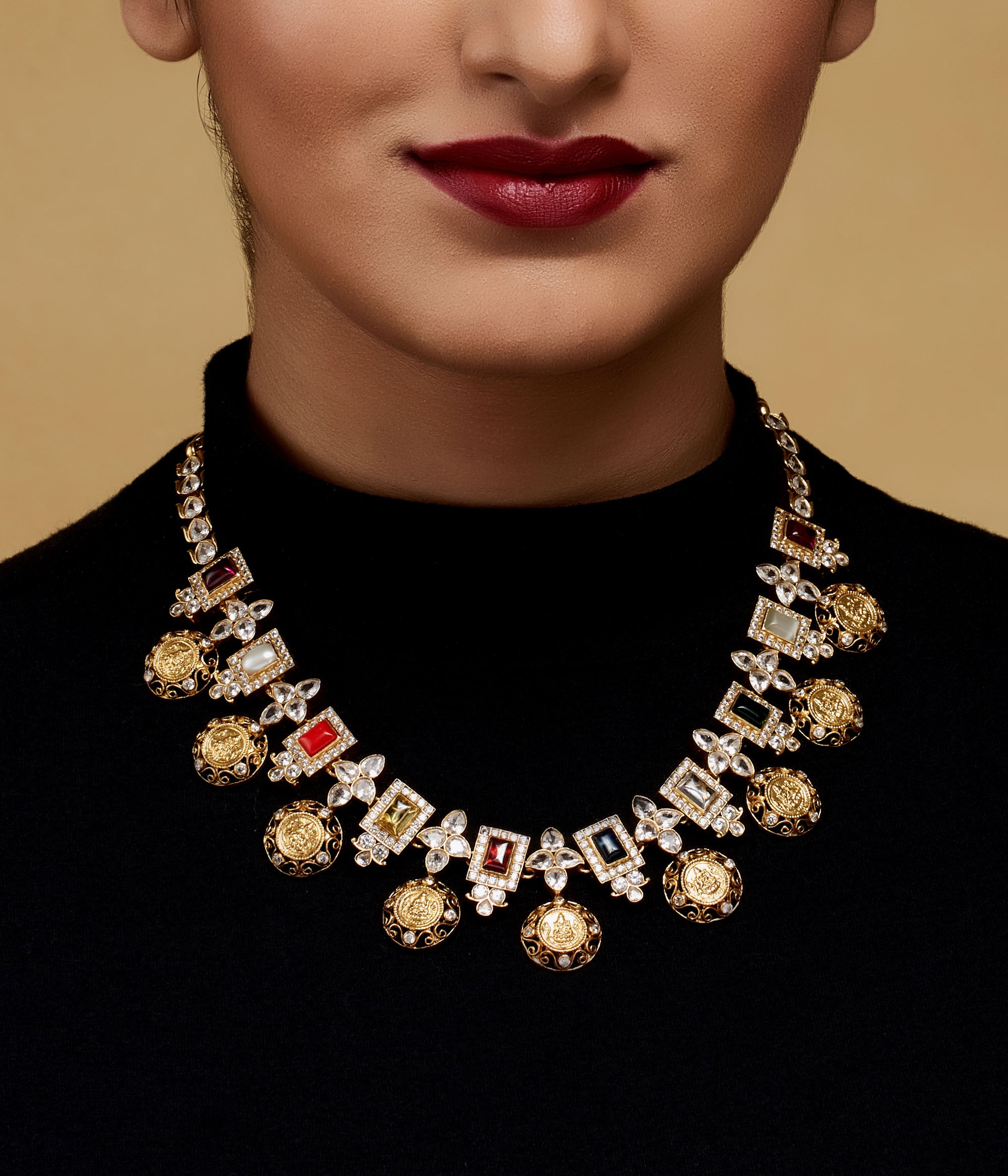 Rema Navratna Necklace