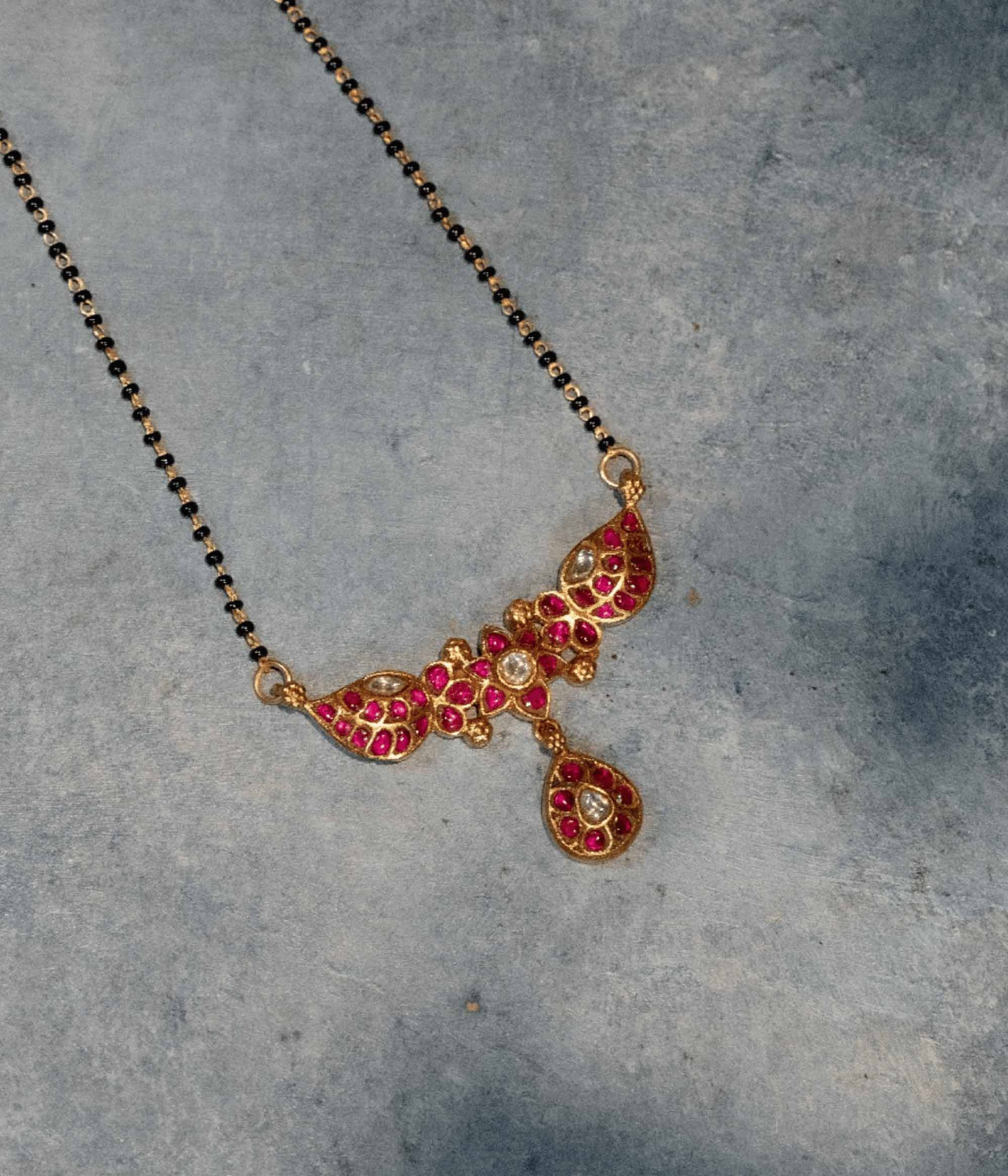 Rukmangi Kundan Mangalsutra