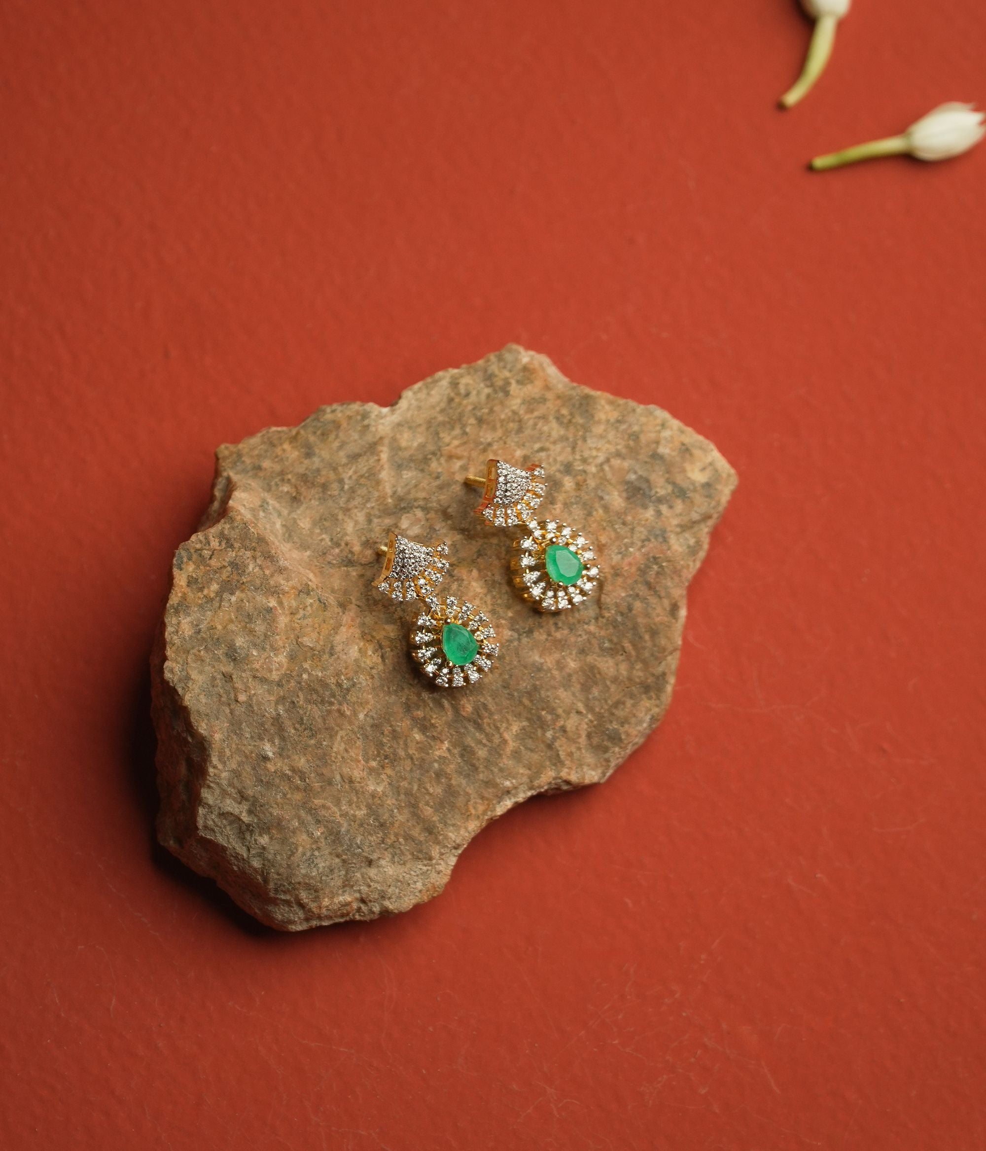 Woodland whisper earrings, 925 silver