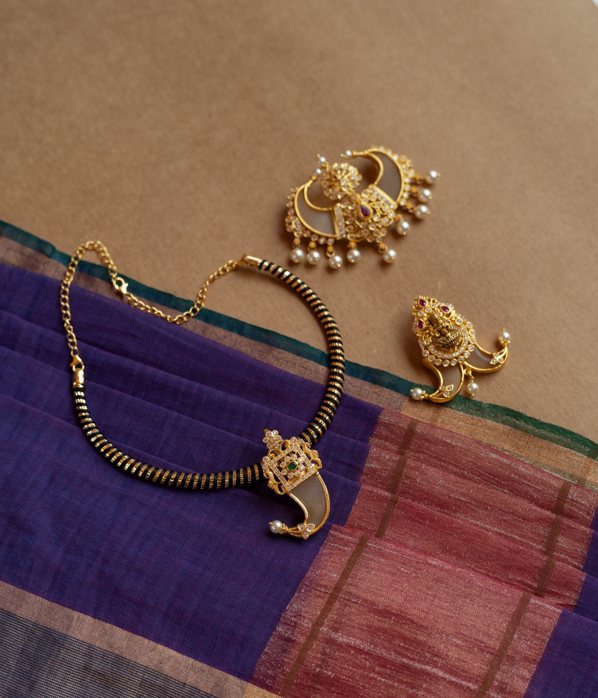 Designer CZ stone silver pendant women