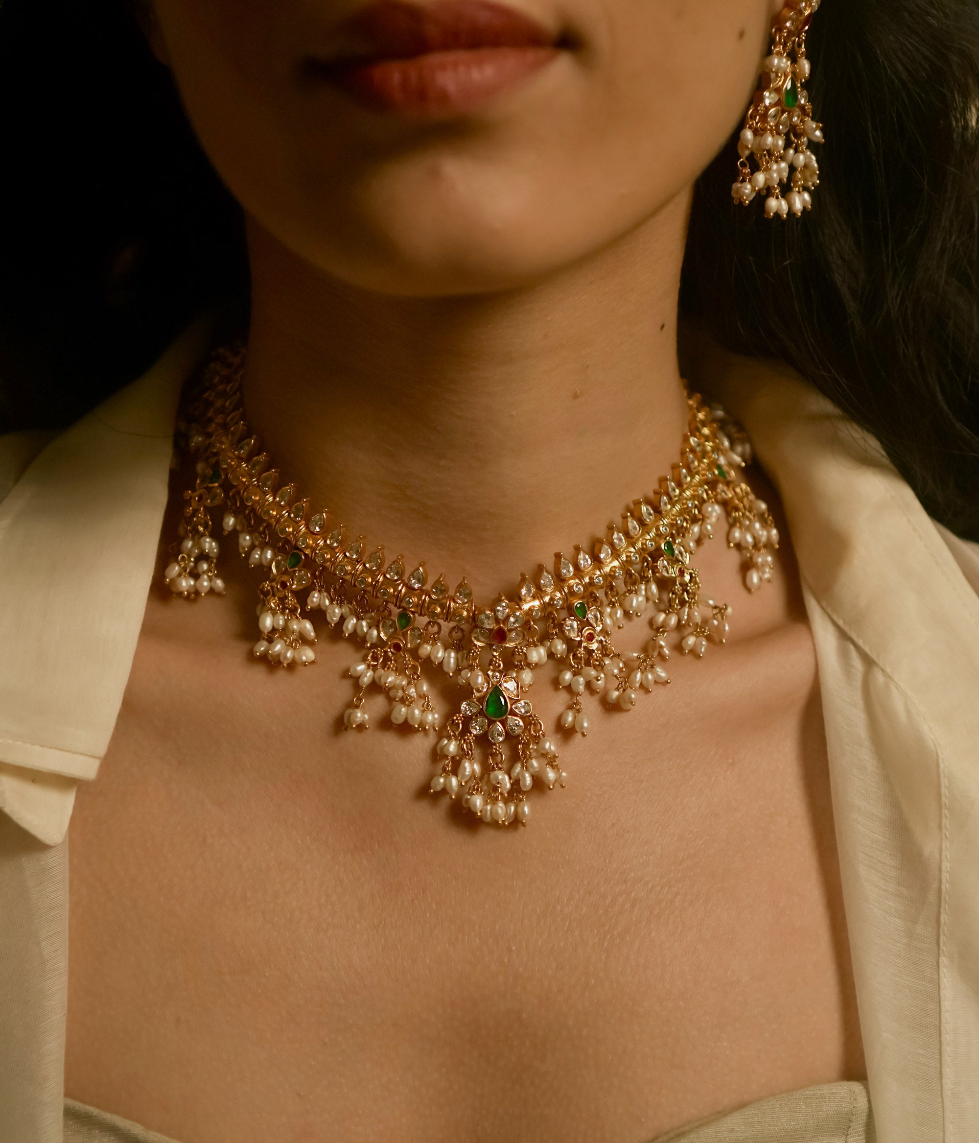 Rhae Necklace - fantasy jewelry with elegance and charm, perfect for royal and magical moments.