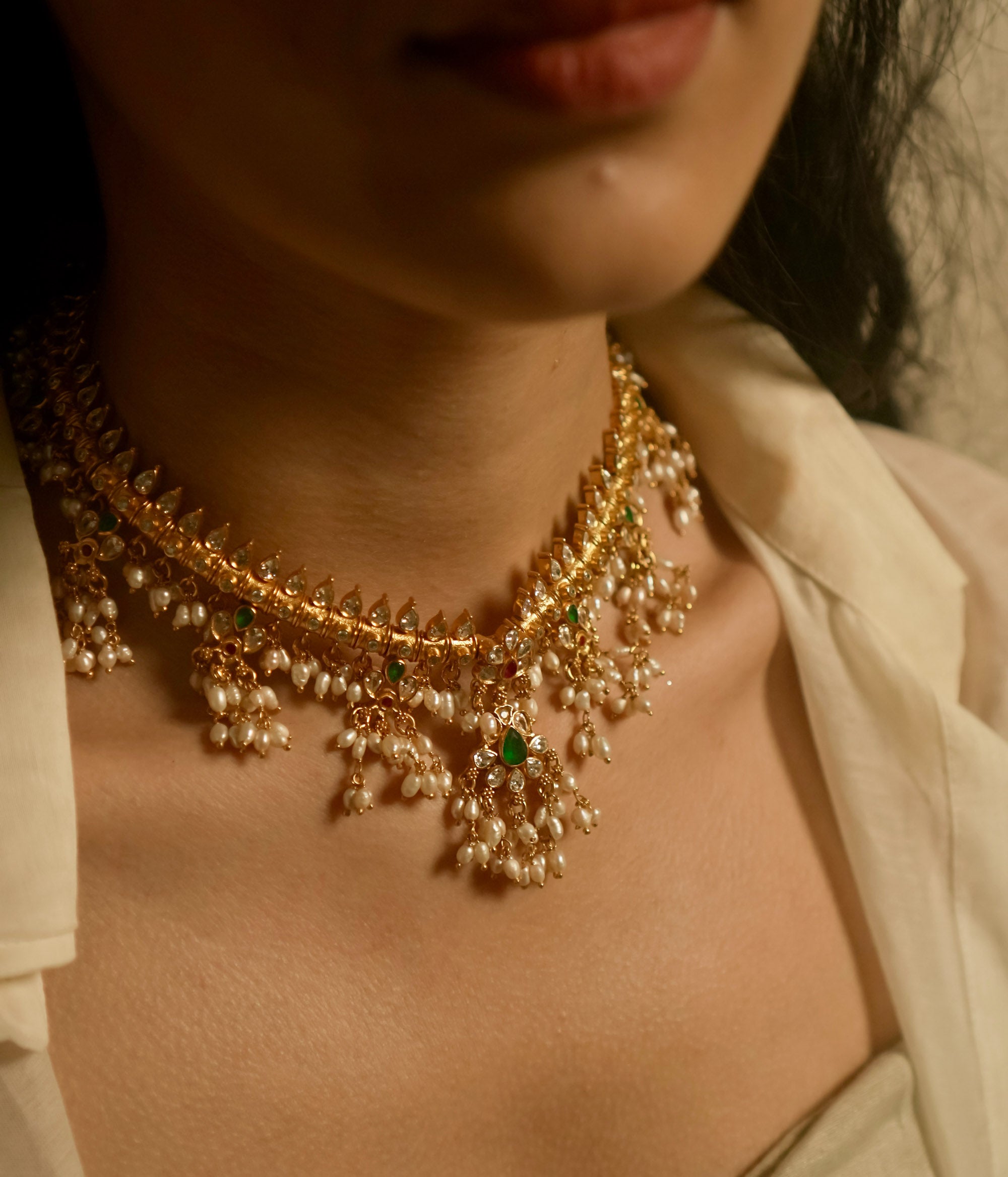 Rhae Necklace - fantasy jewelry with elegance and charm, perfect for royal and magical moments.