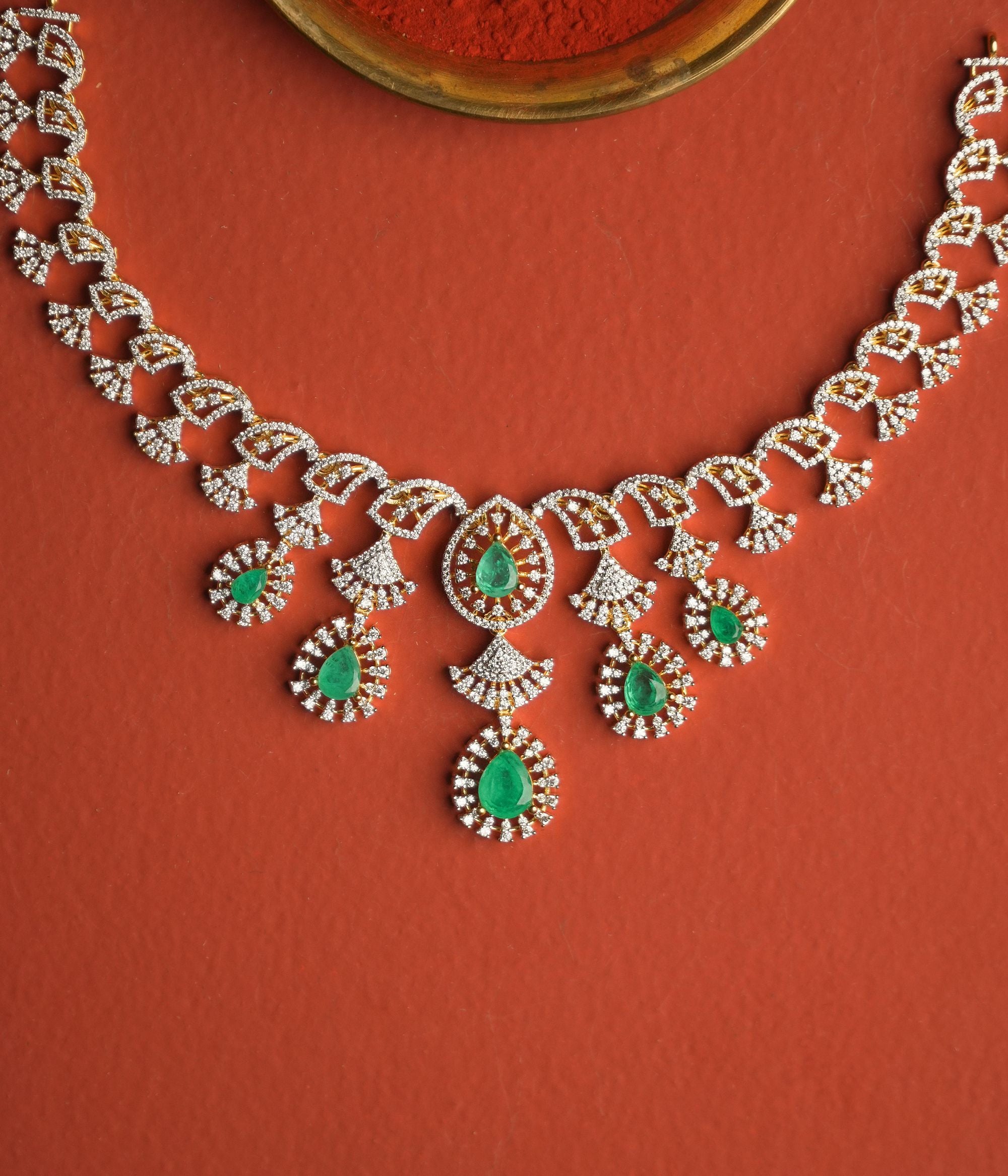 Heritage ethereal necklace, 925 silver