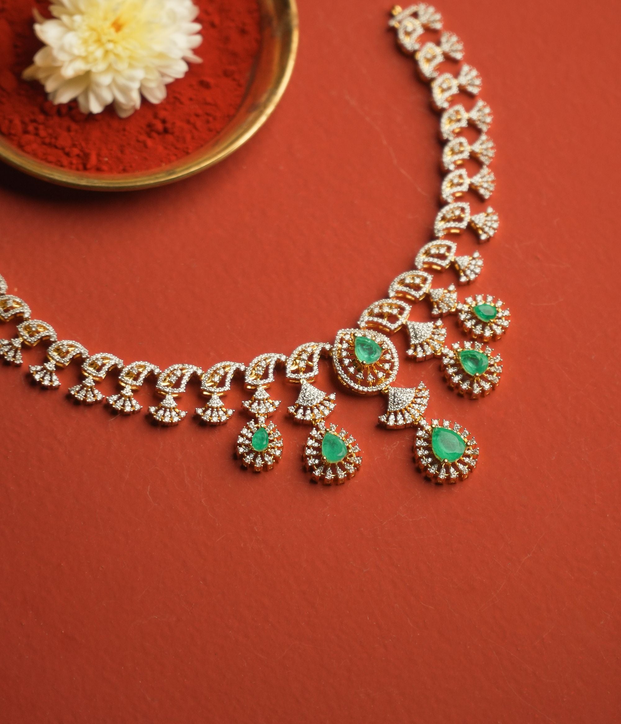 Heritage ethereal necklace, 925 silver