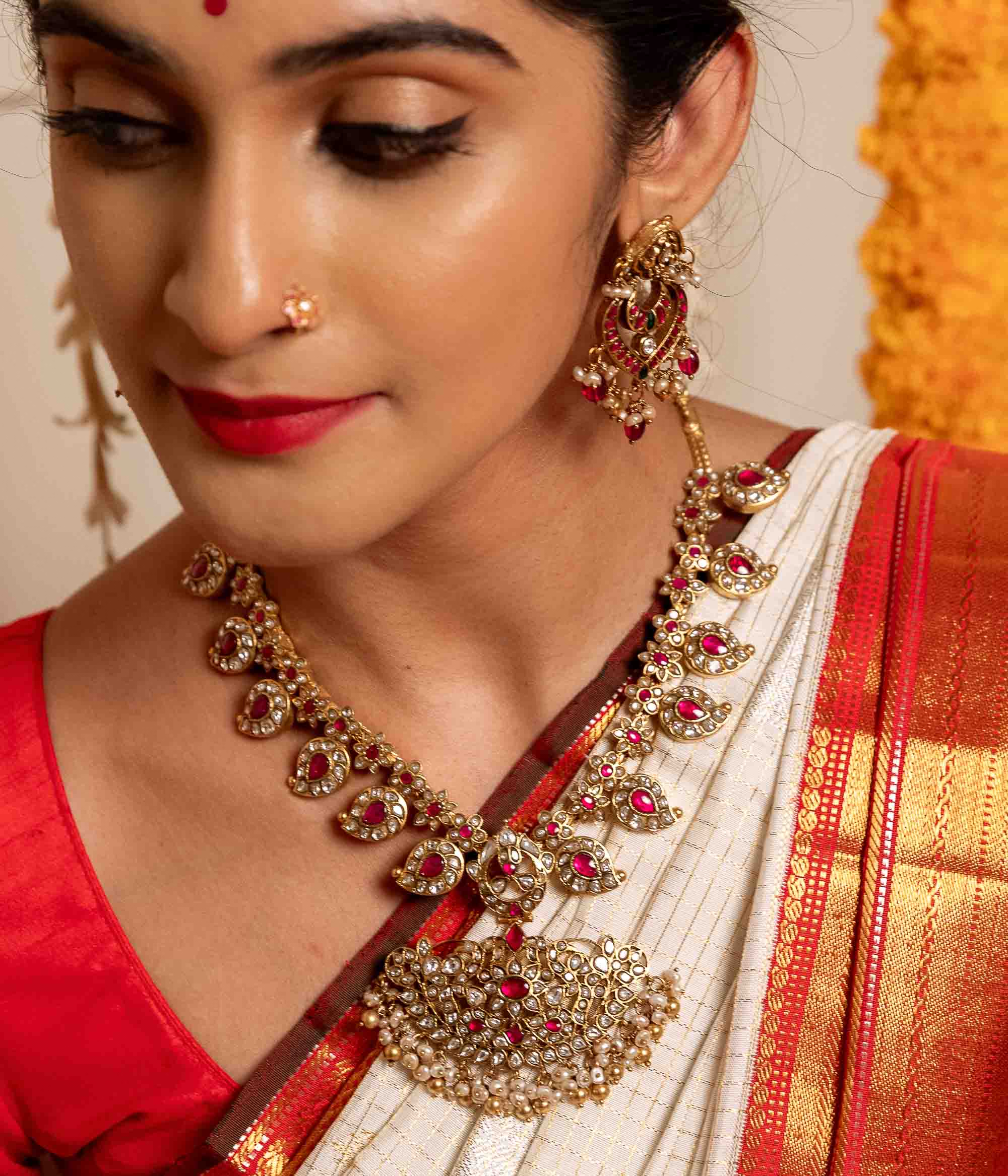 Sagaraa Kundan Necklace