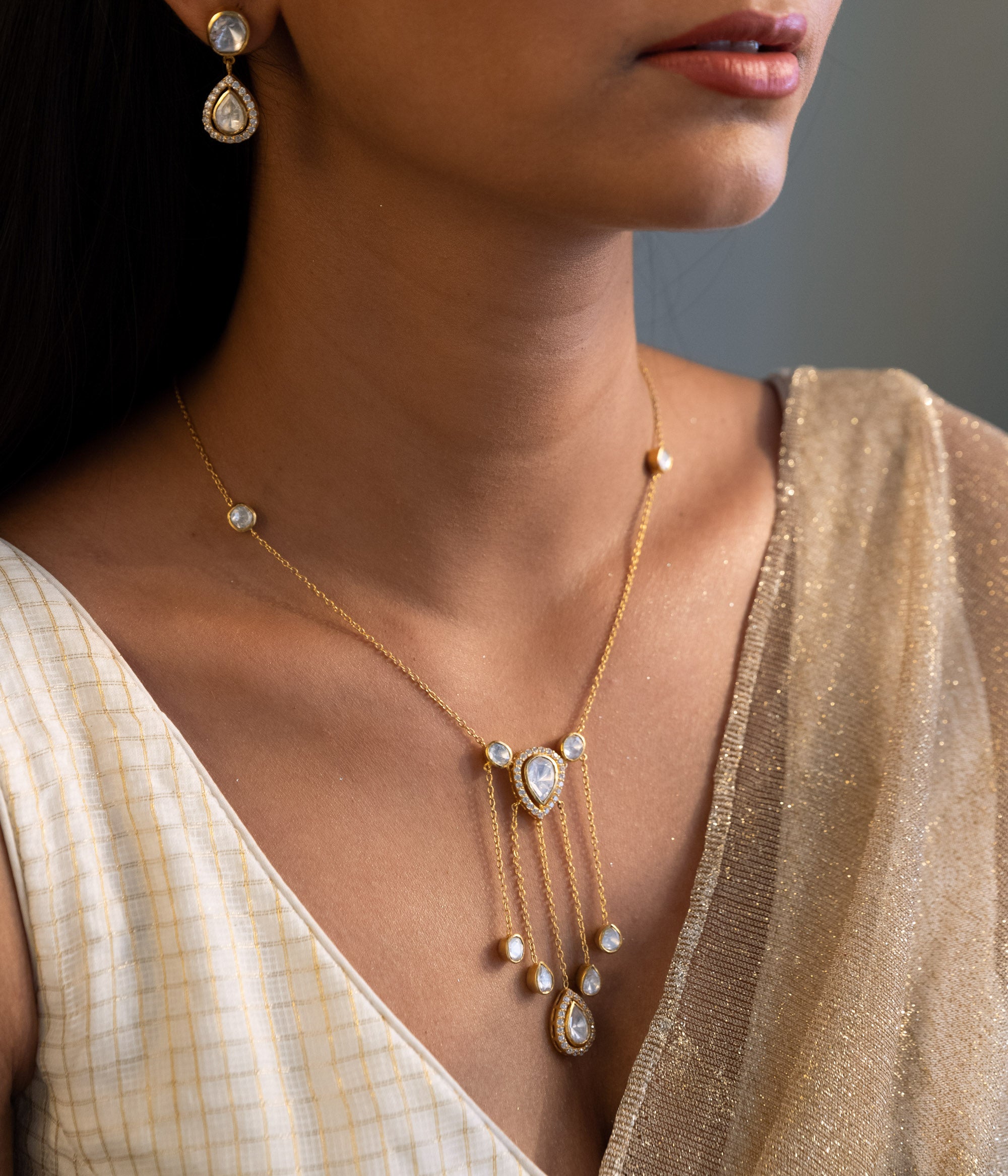 Sia Dew Line Moissonite Chain