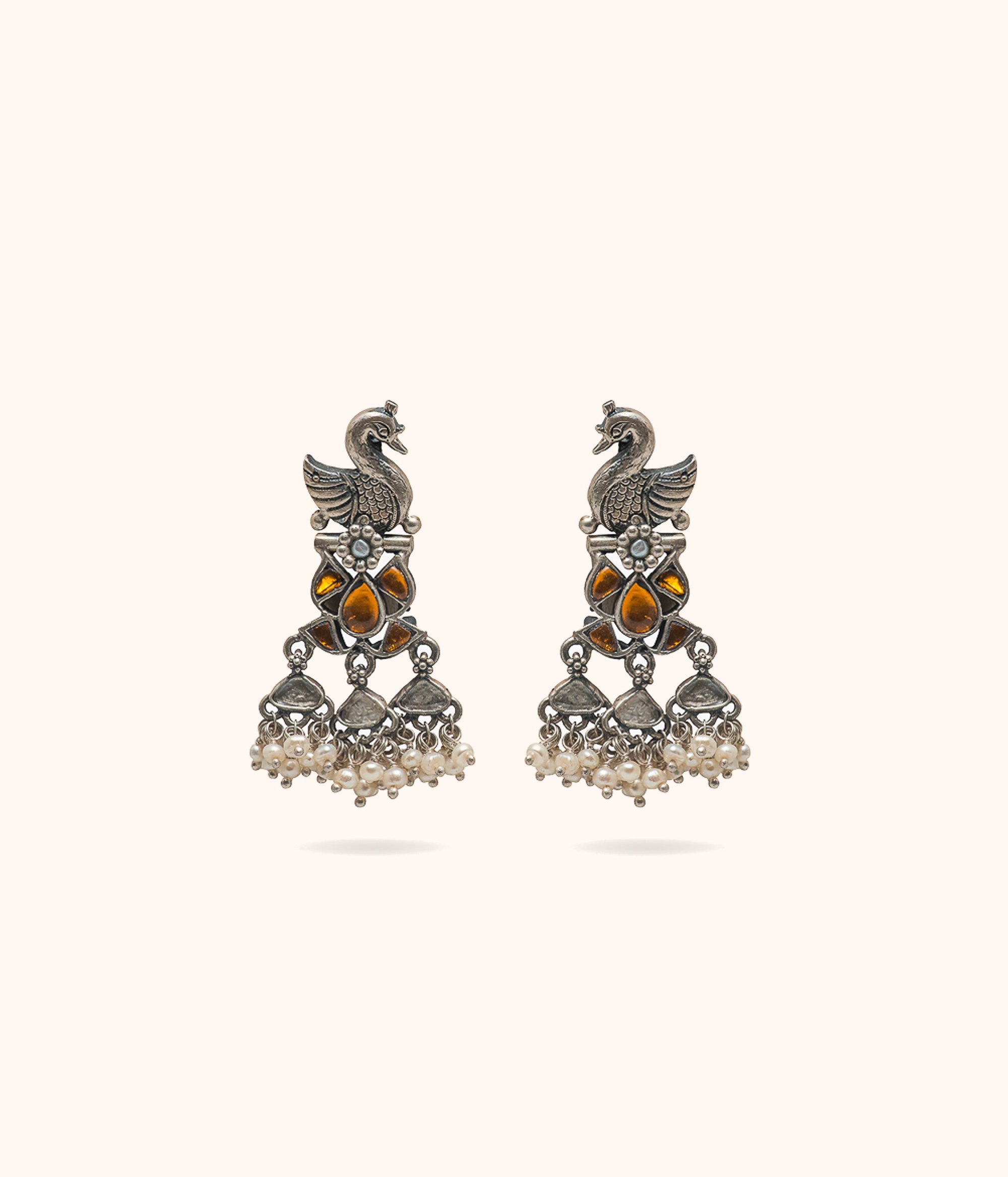 Ska Oxidised Earrings