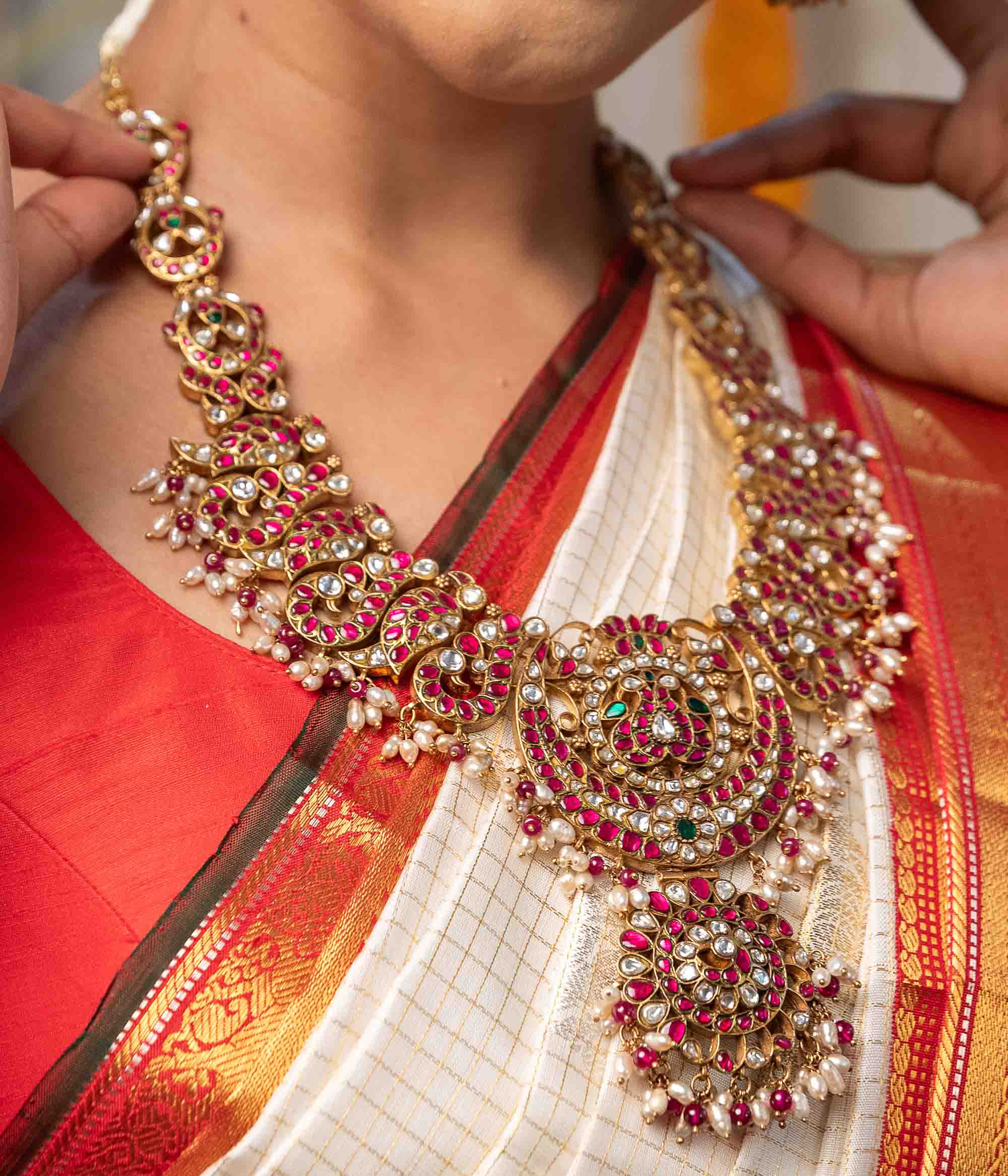 Swaravalli Kundan Pendant