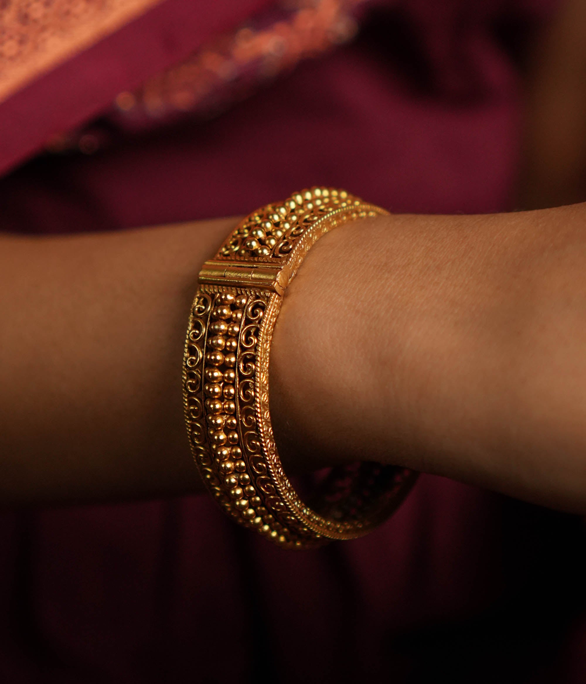 92.5 silver Avery Kada handcrafted in Chennai