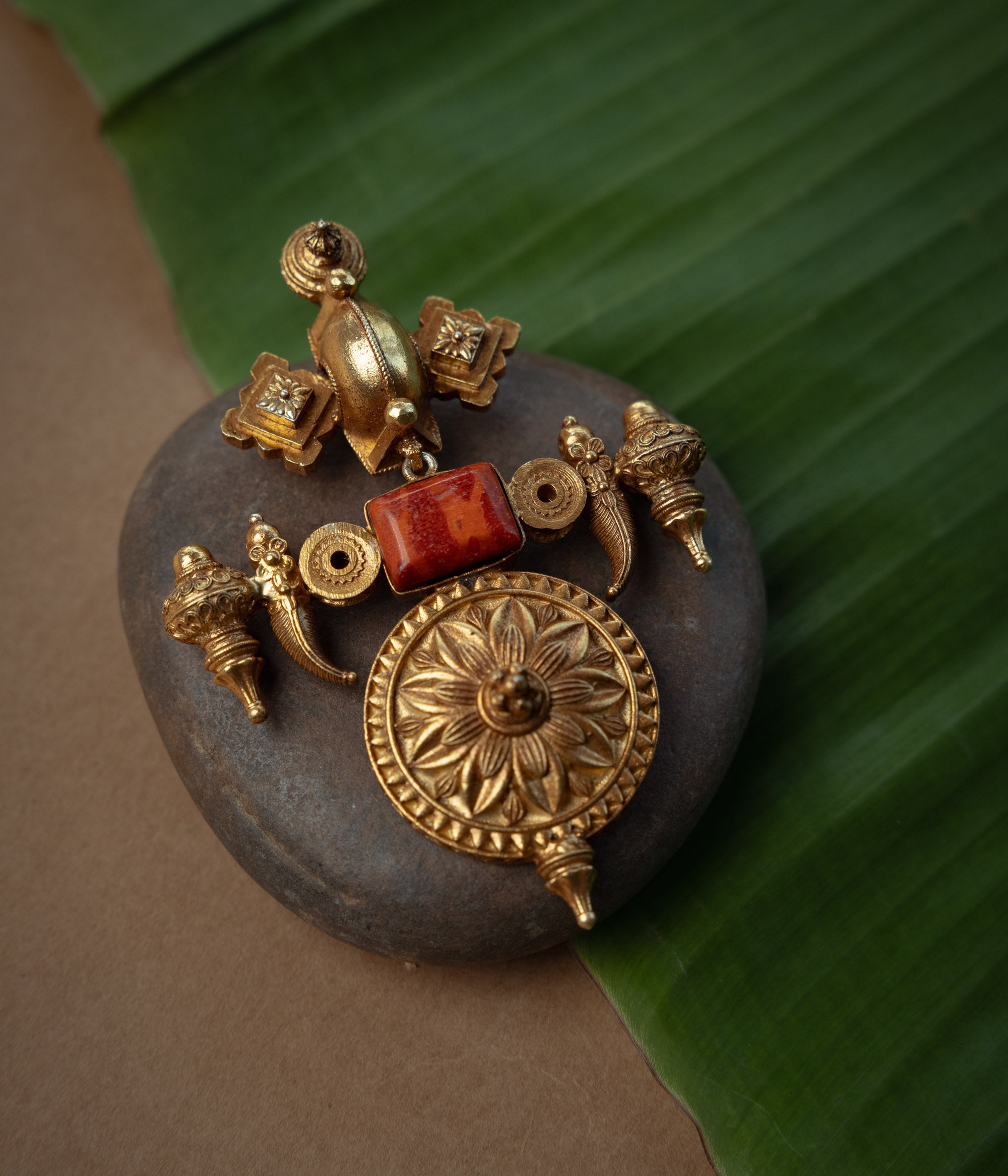 Trible Pendant with nan, themed around Heritage.