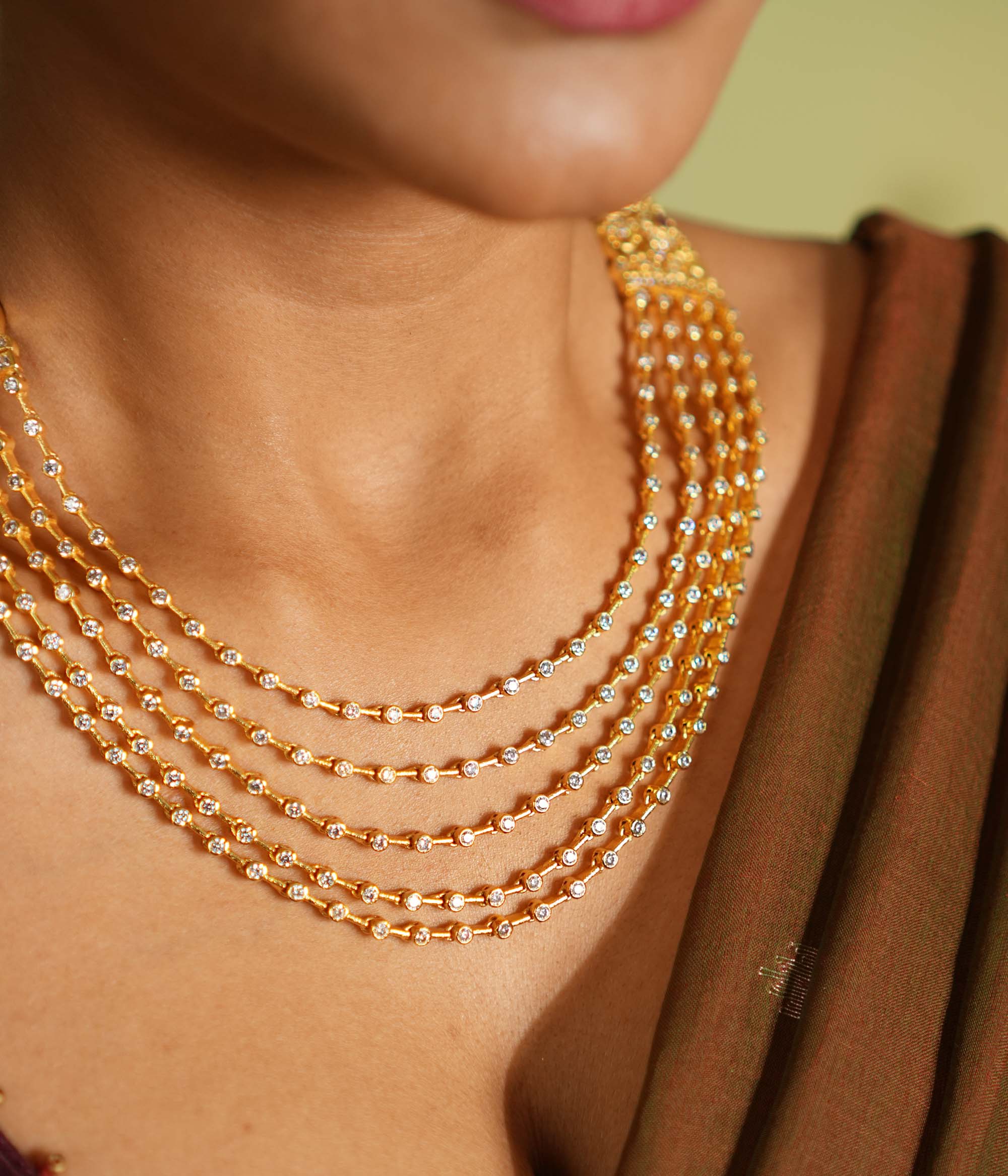 Designer Taasha necklace in 92.5 silver