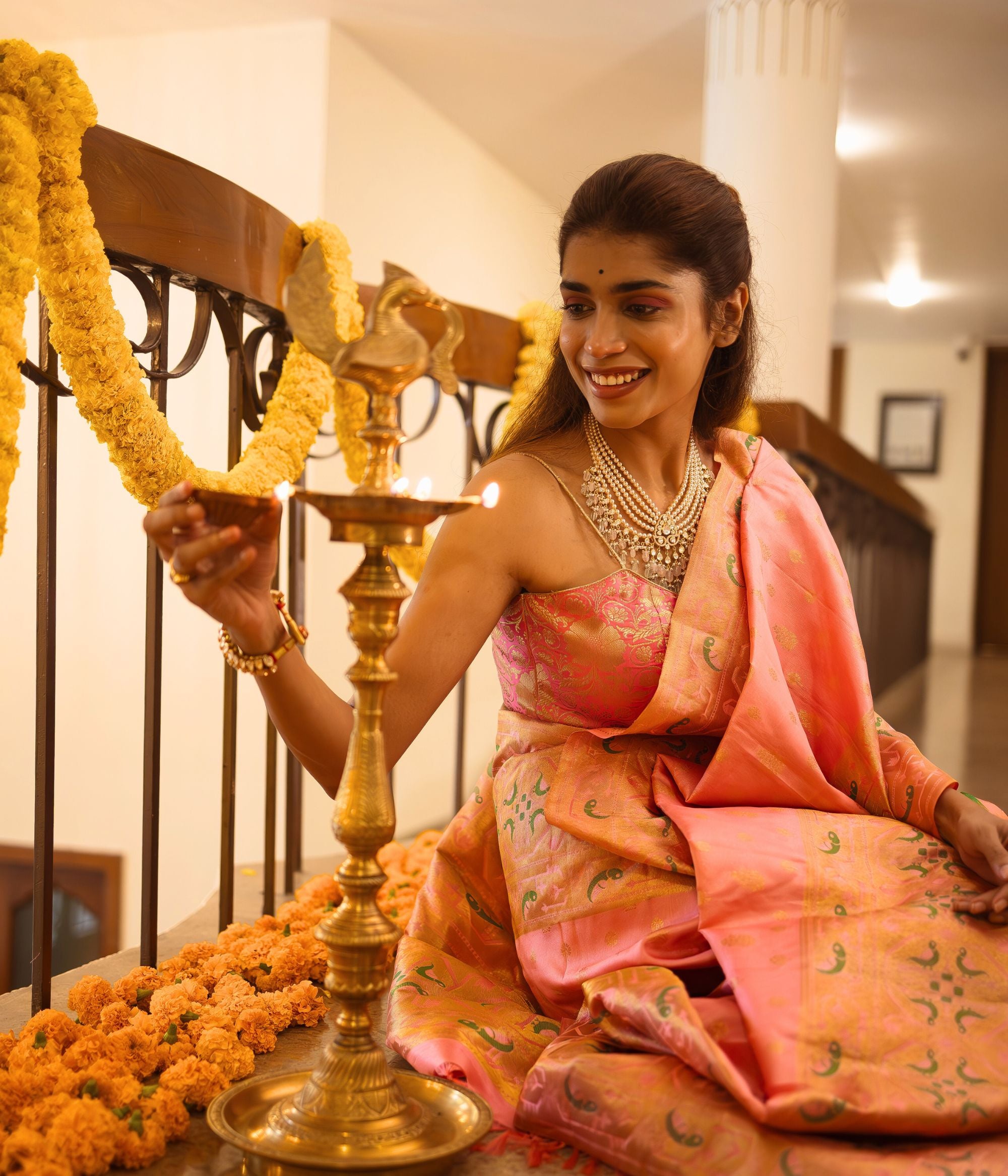 Festive Tamara necklace handcrafted in Chennai