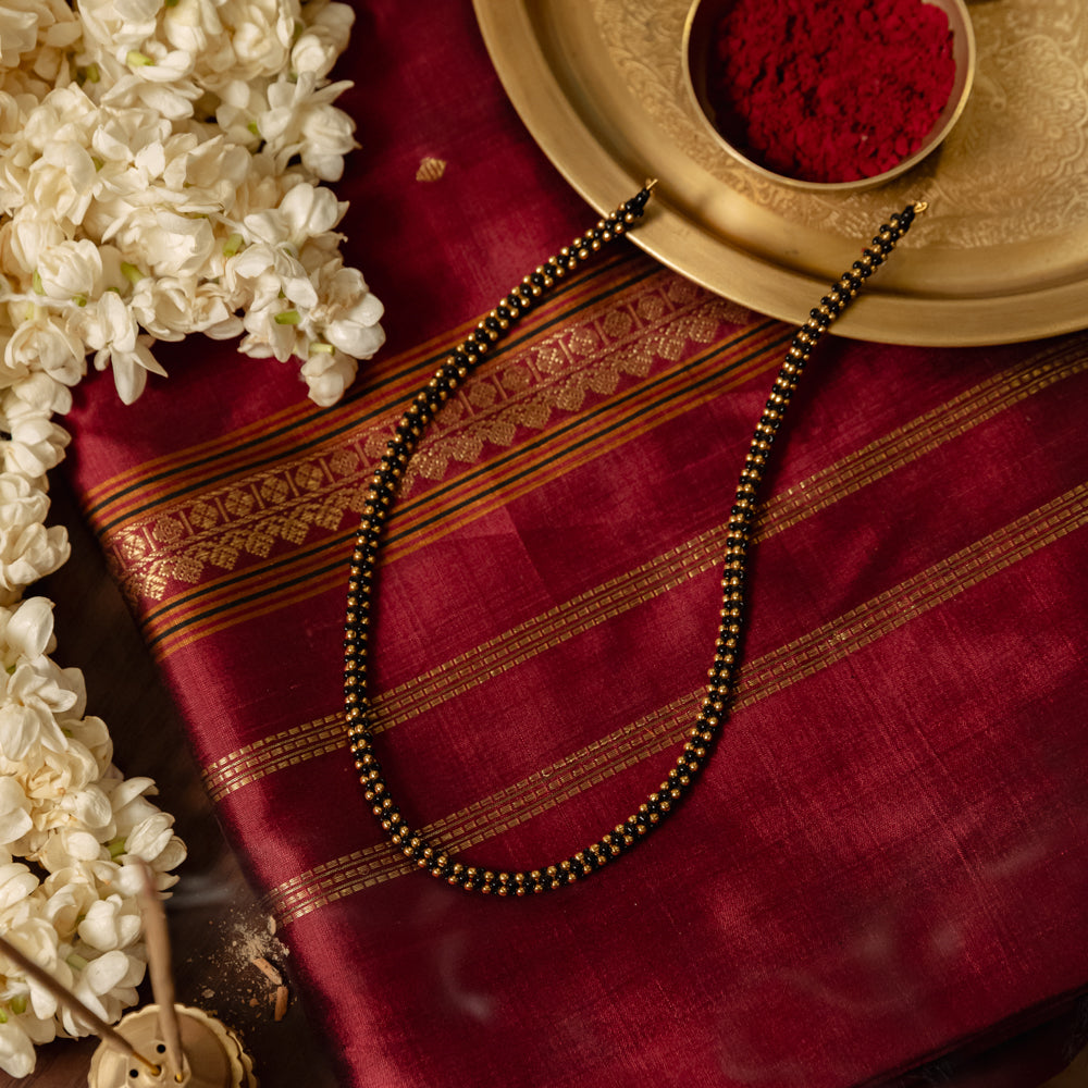 92.5 Sterling Silver Tanam Temple Chain Gold Plated