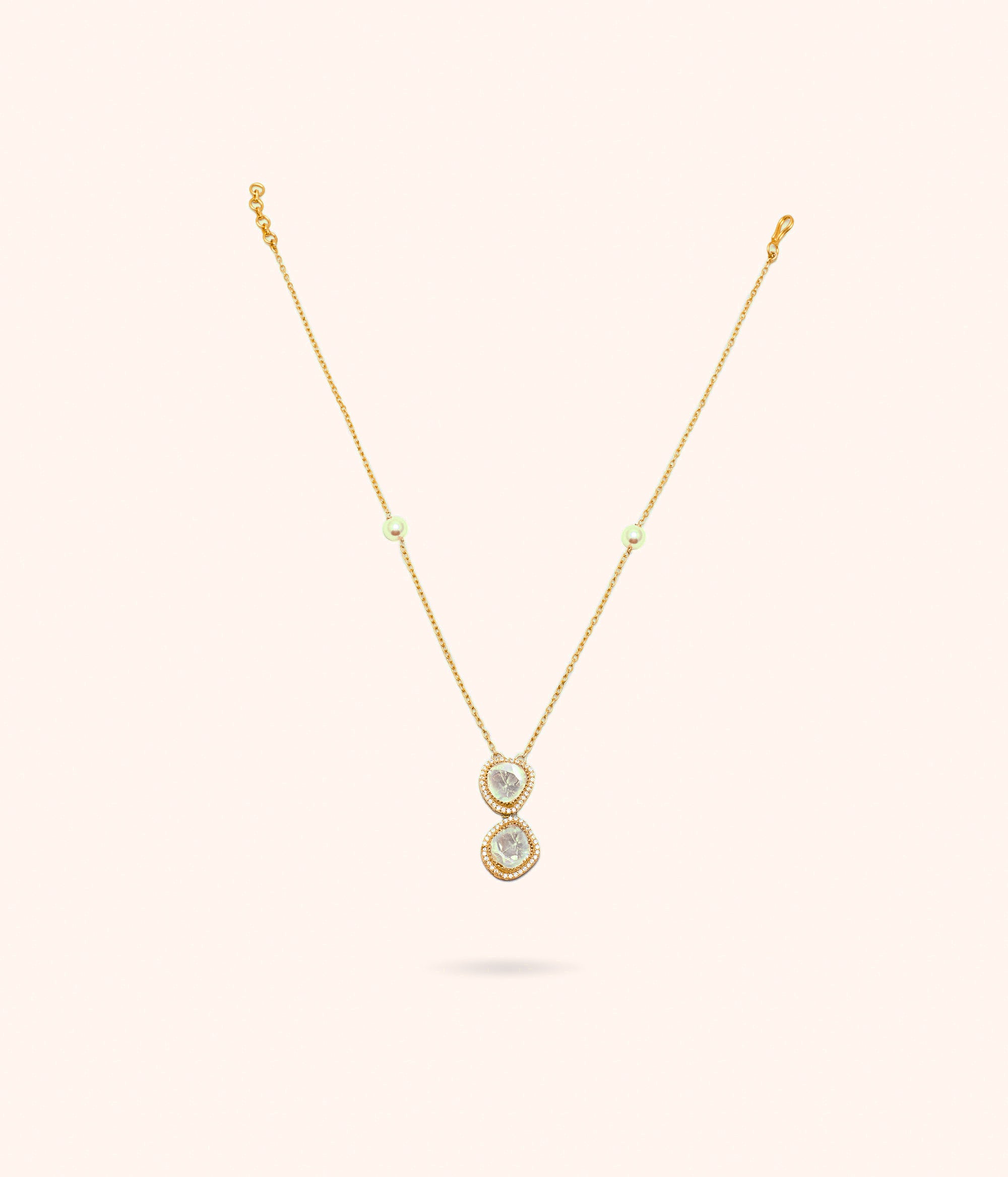 Teffa Minimal Pendant With Moissonite Necklace