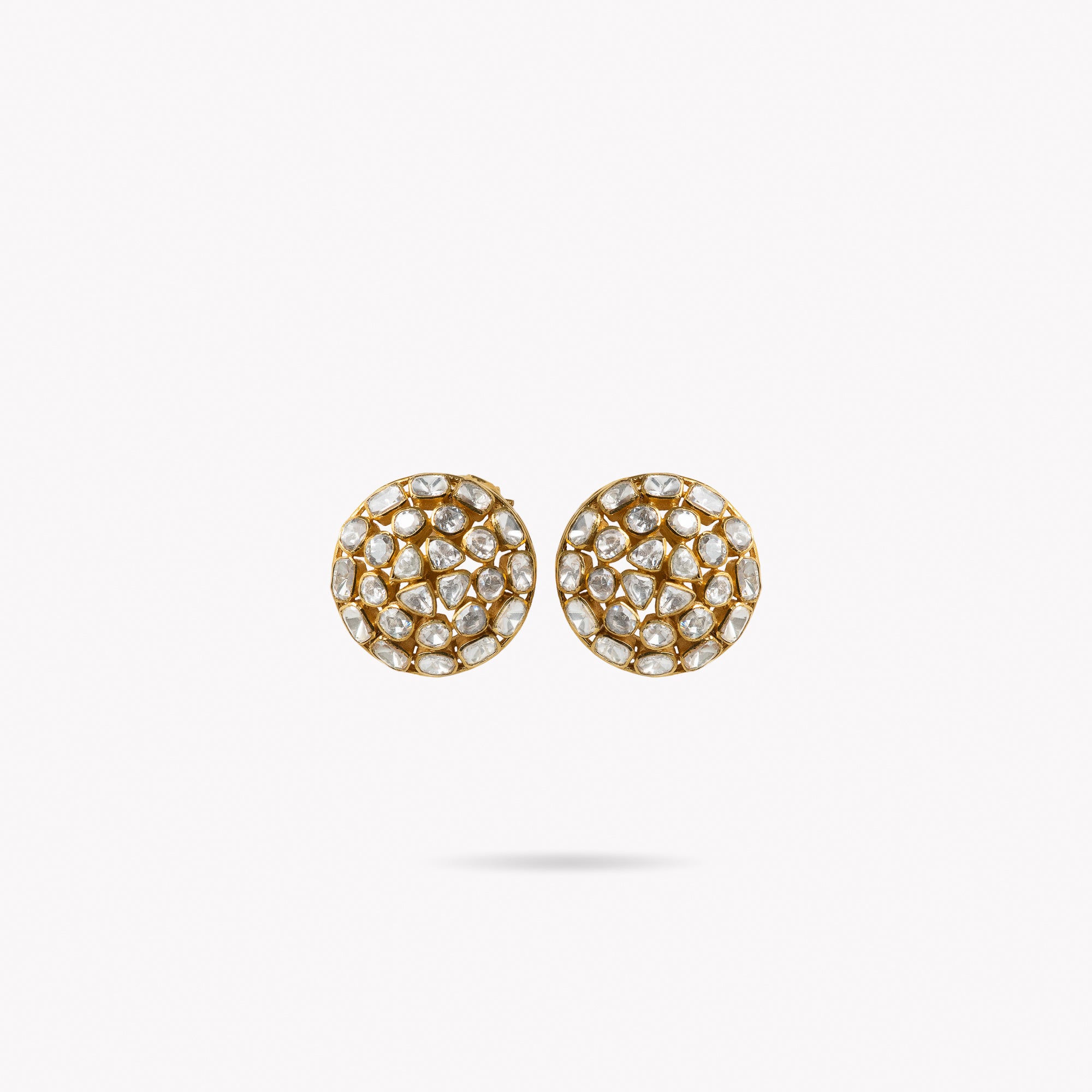 Thasvi Classic Polki Studs