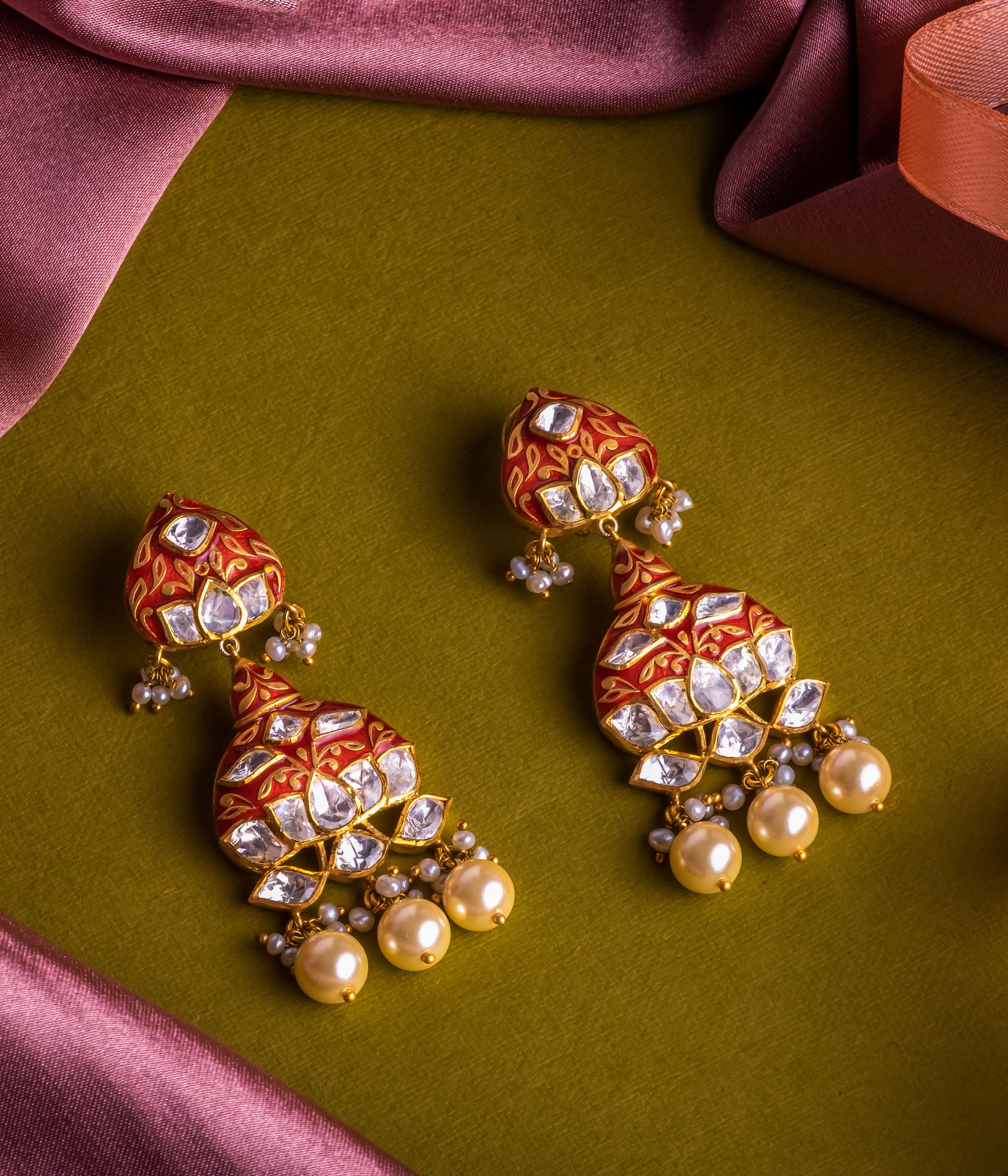 The Lotus Light Earring