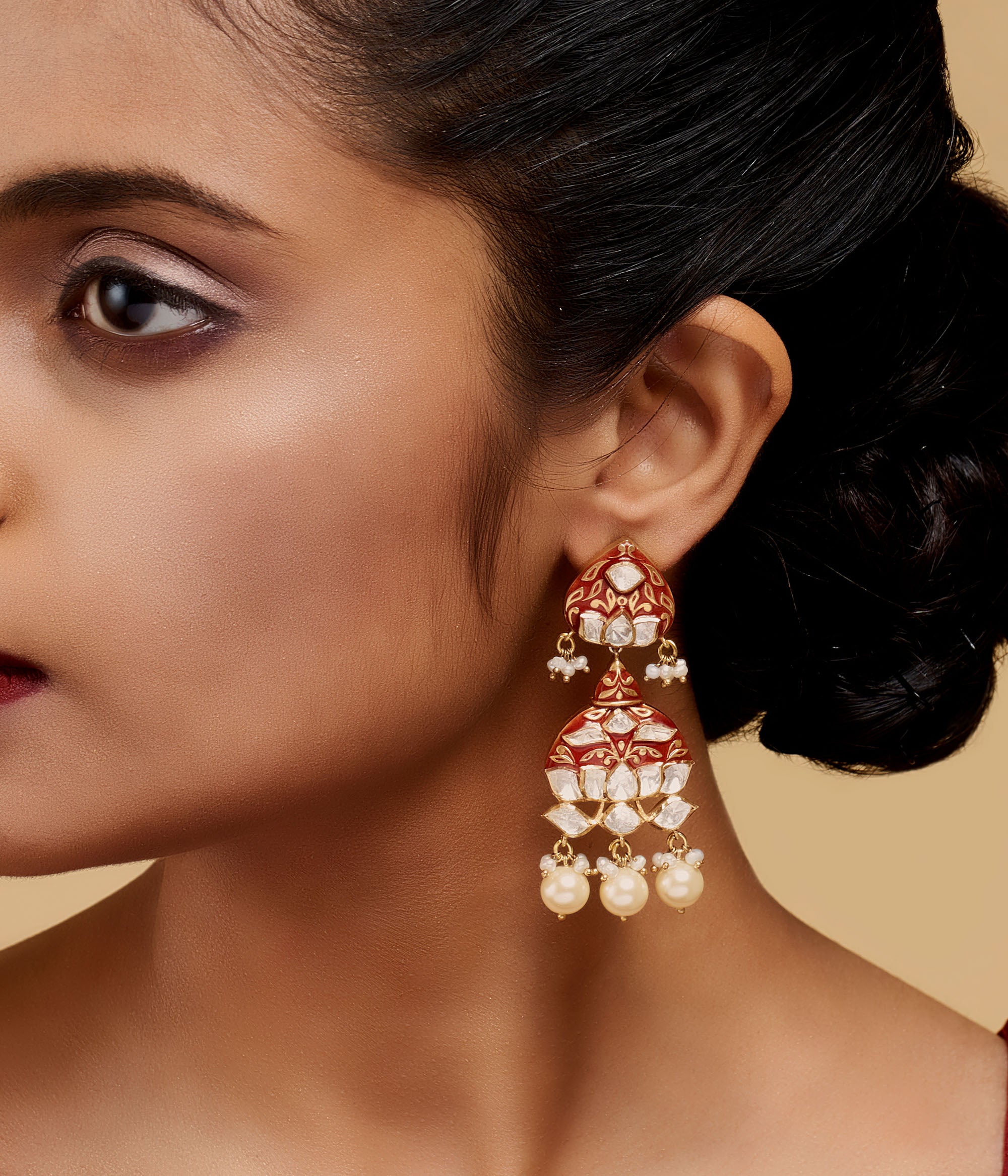 The Lotus Light Earring