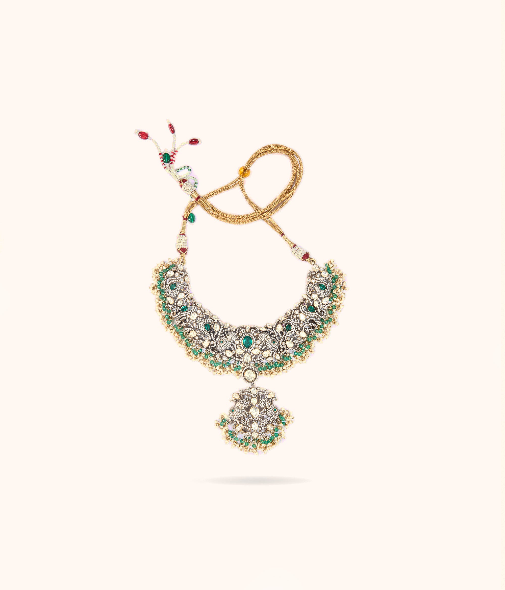 Tiana Polki Victorian Short Necklace