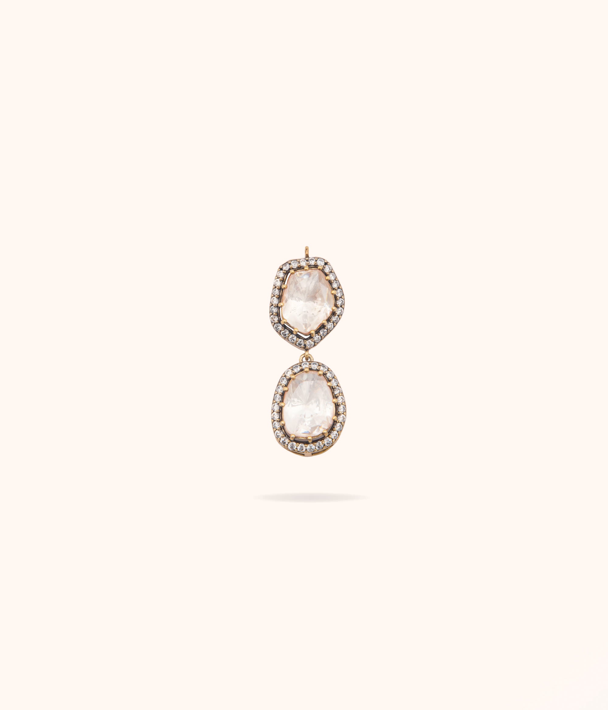 Trinele Mossonite Polki Pendant