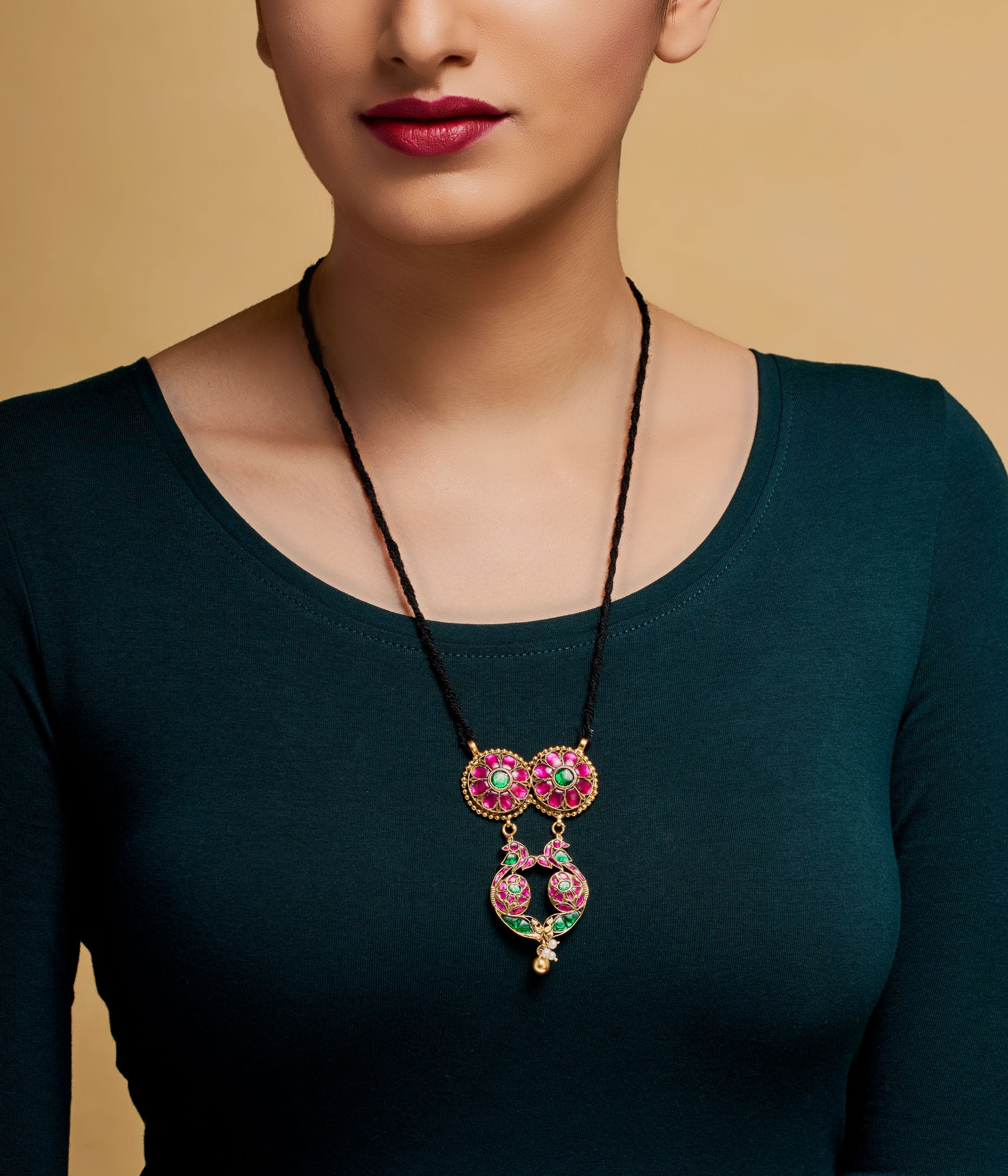 Twain Kundan Pendant