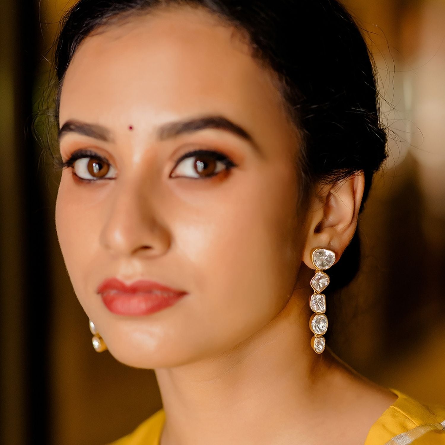 Mela Polki Earring