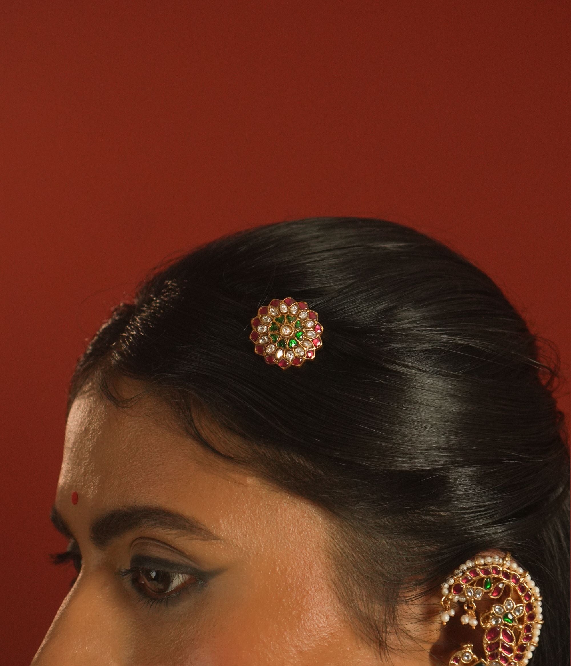 Traditional temple hair jewellery Chennai