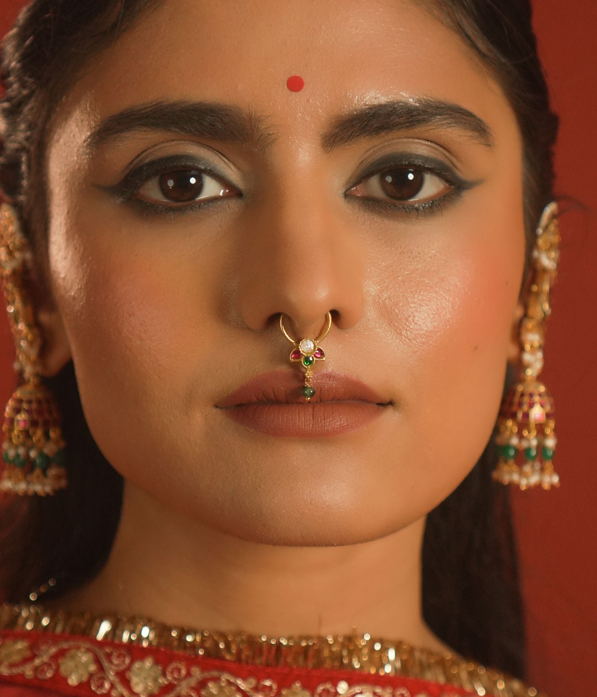 Mini Kundan Nose ring