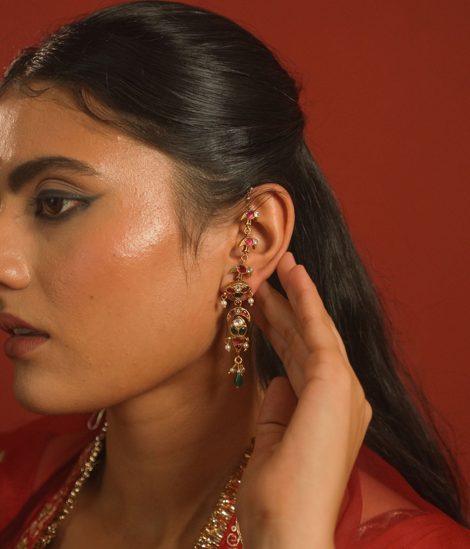 Ria Kundan Earrings