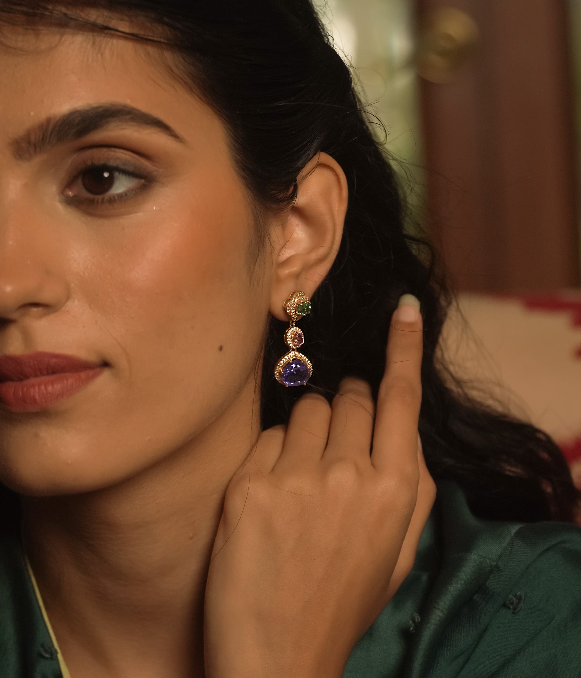 Eliza Earrings - fantasy jewelry with elegance and charm, perfect for royal and magical moments.