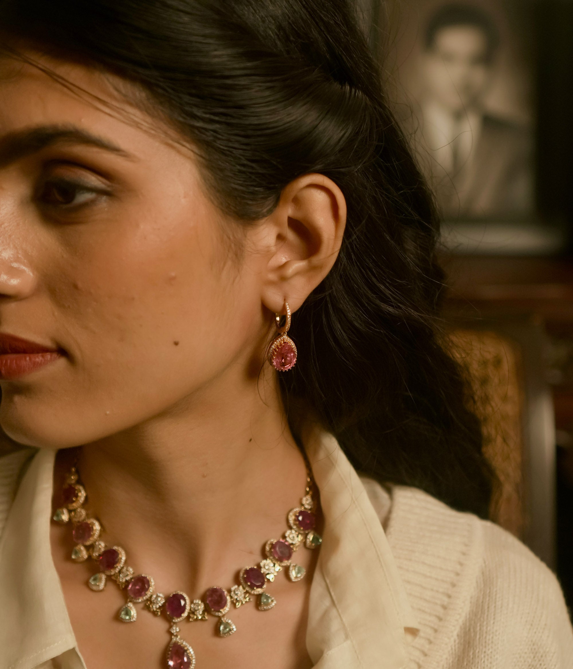Ines Earrings - fantasy jewelry with elegance and charm, perfect for royal and magical moments.