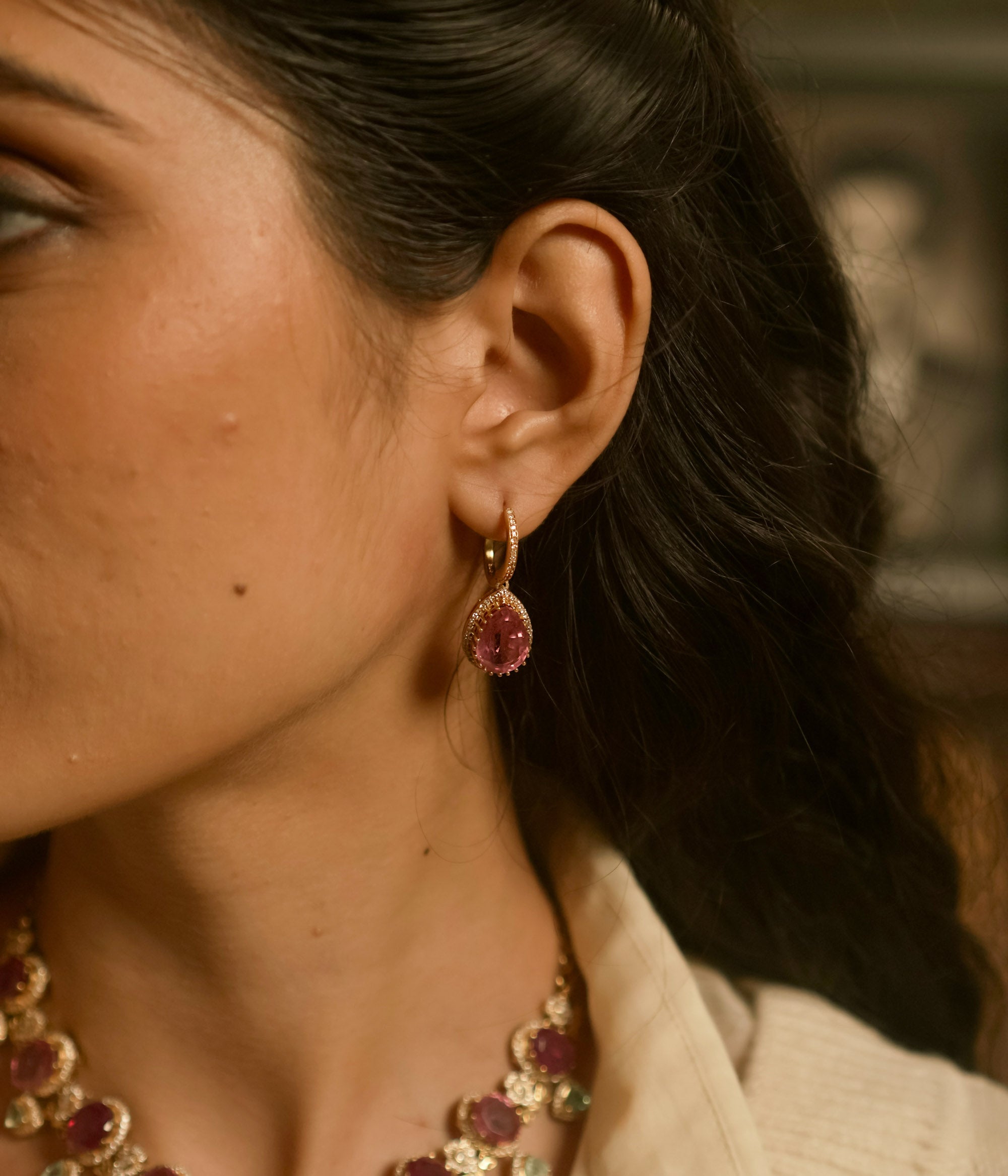 Ines Earrings - fantasy jewelry with elegance and charm, perfect for royal and magical moments.