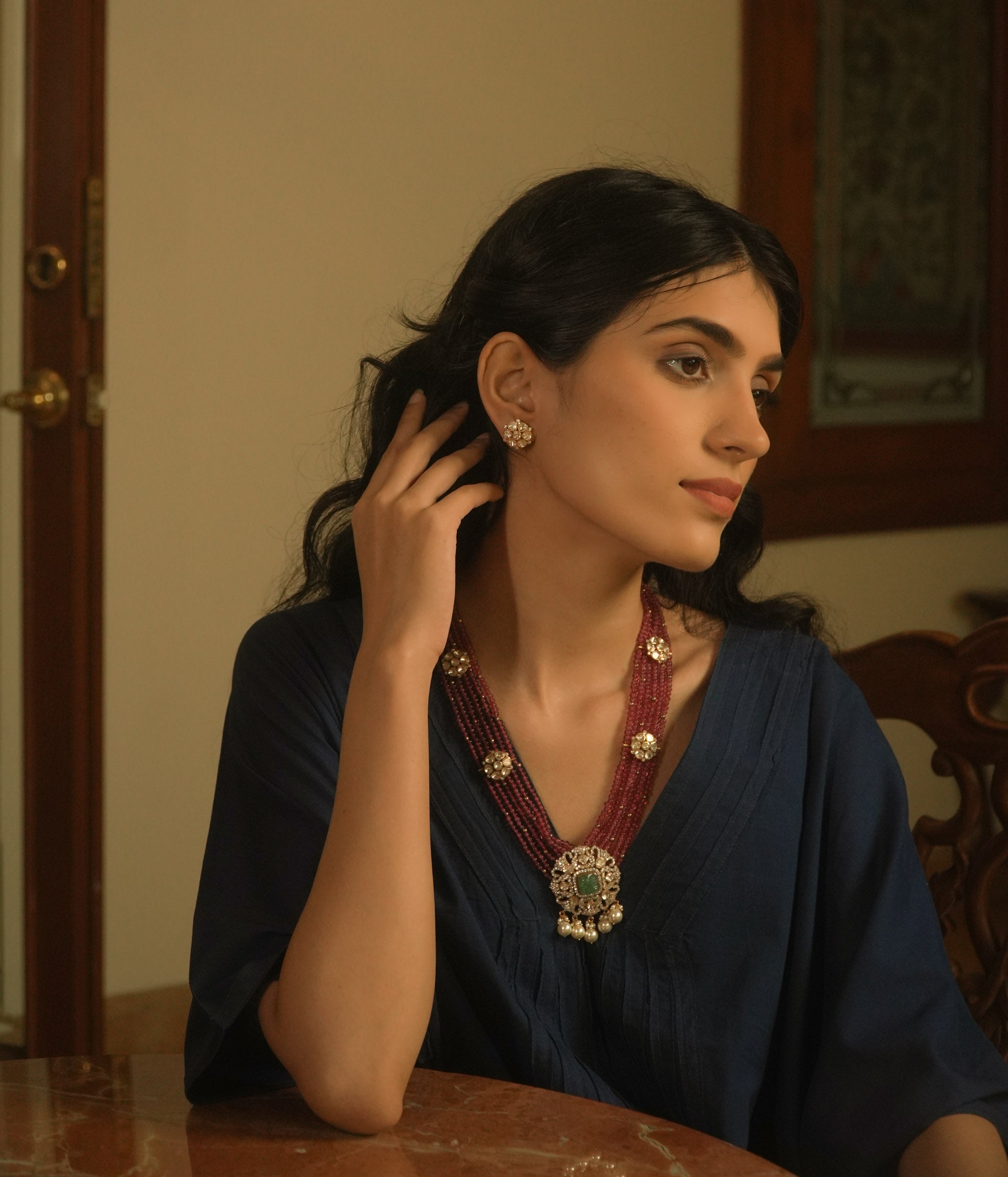 Cally Necklace - fantasy jewelry with elegance and charm, perfect for royal and magical moments.