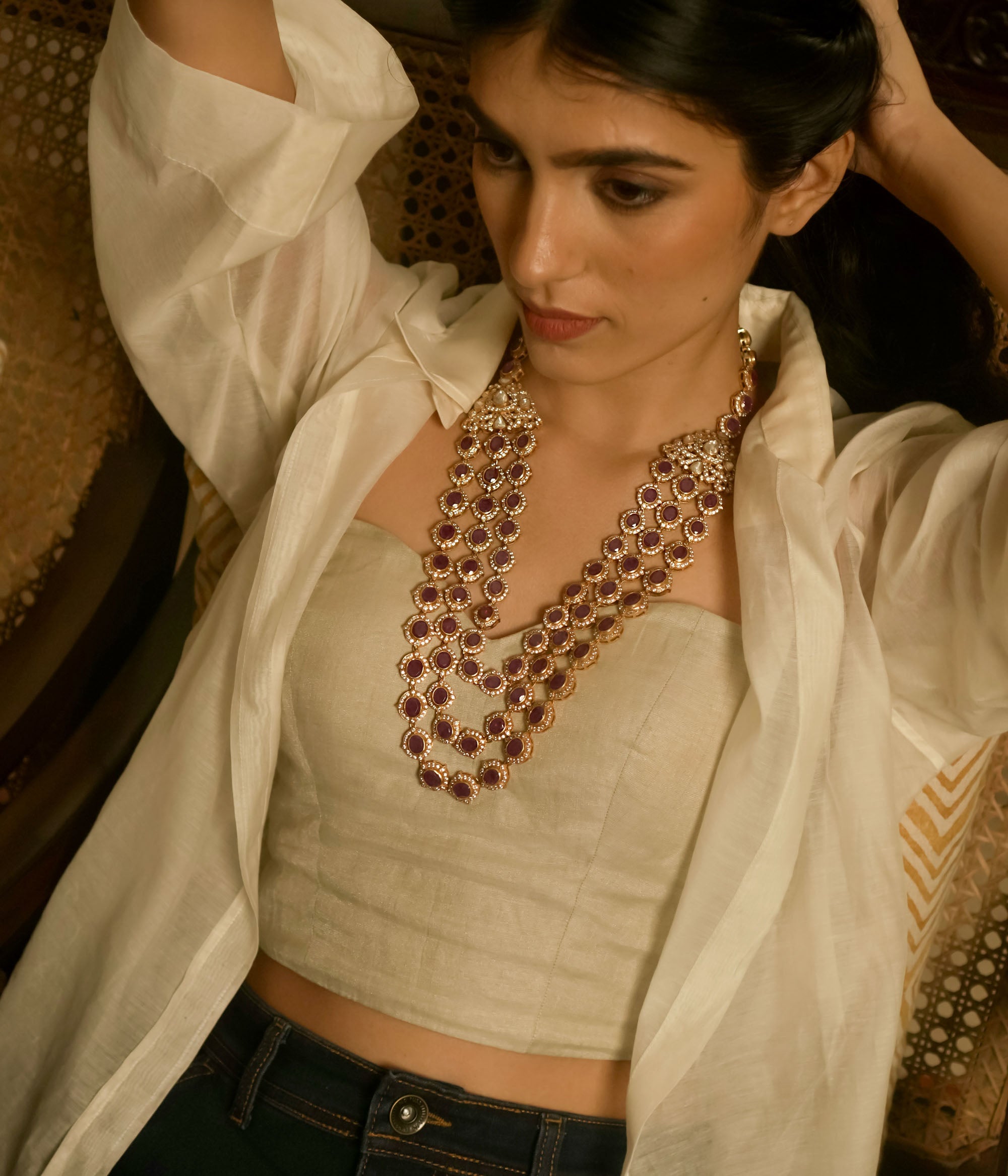 Helena Necklace - fantasy jewelry with elegance and charm, perfect for royal and magical moments.