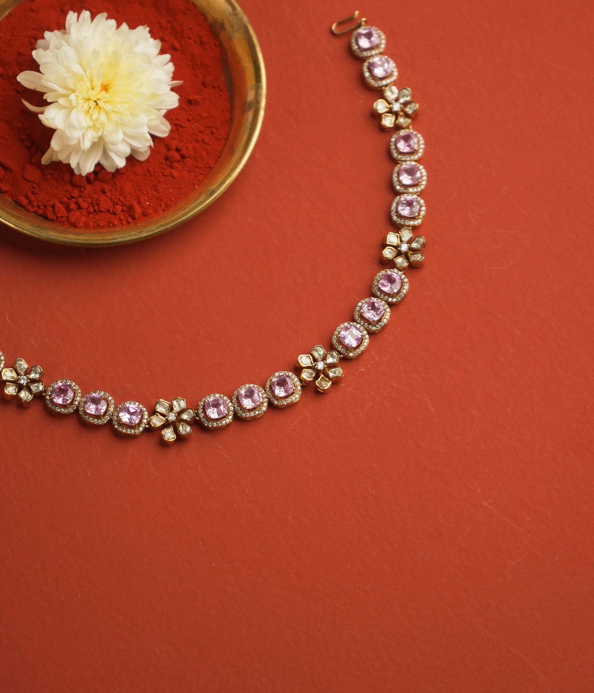 Lina necklace, 925 silver