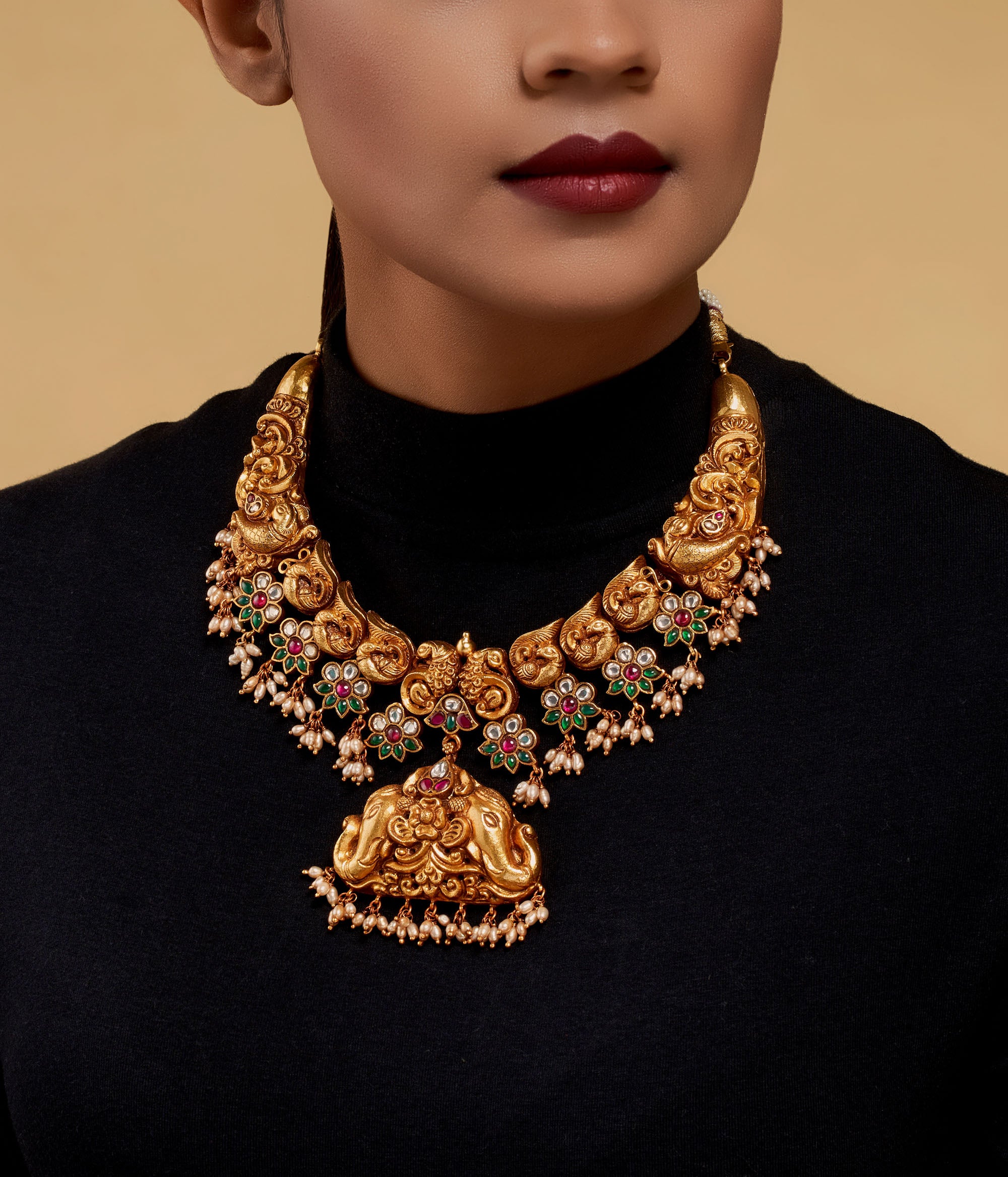 Vinayaka Temple Necklace