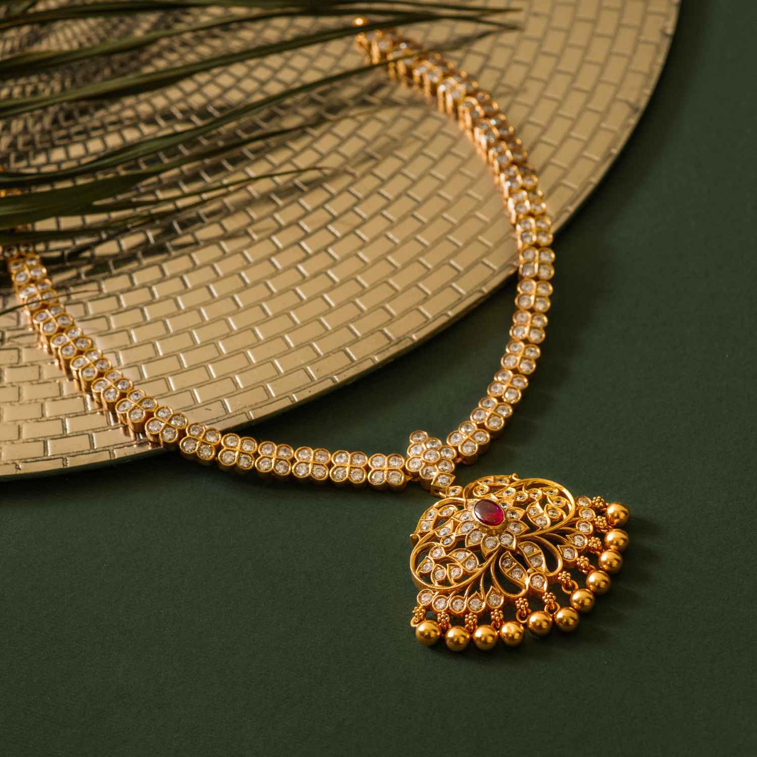 Vindini Heirloom Attigai Necklace