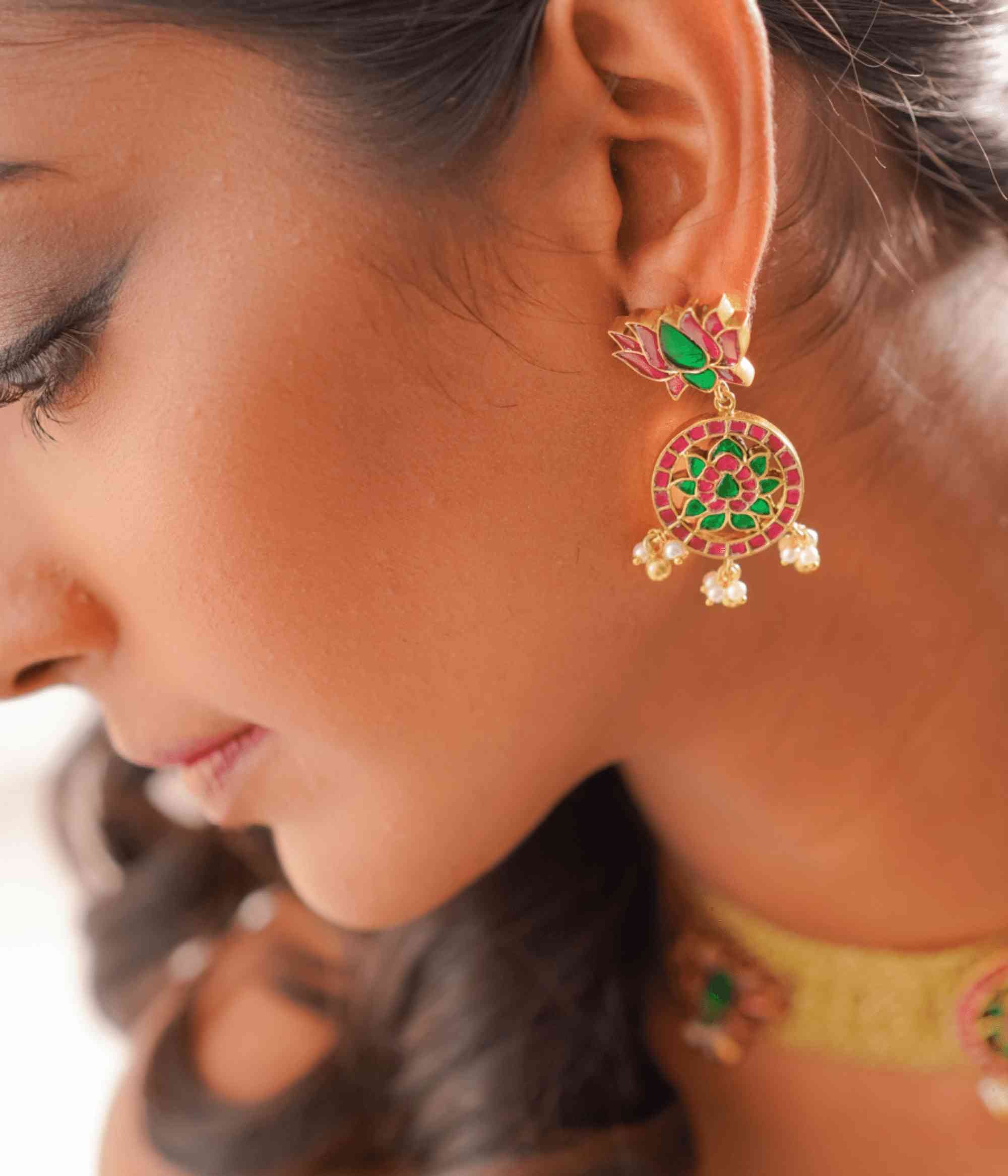 Kamala Kundan Earring