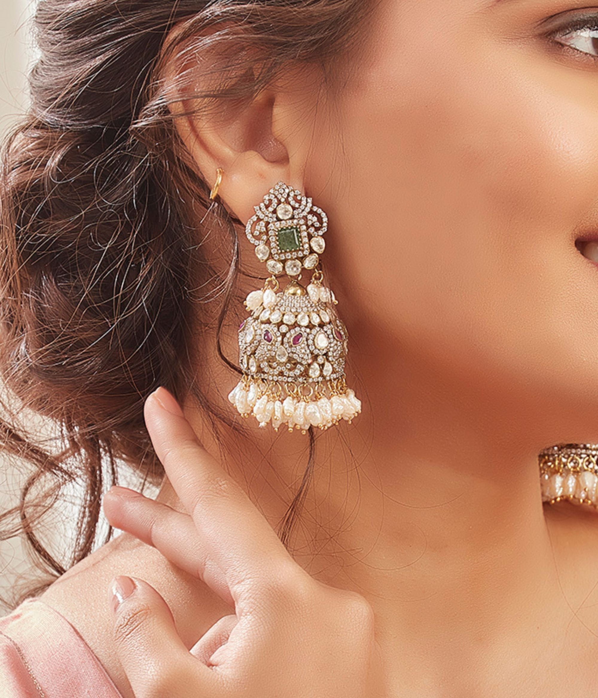 Chettinad jhumka deals