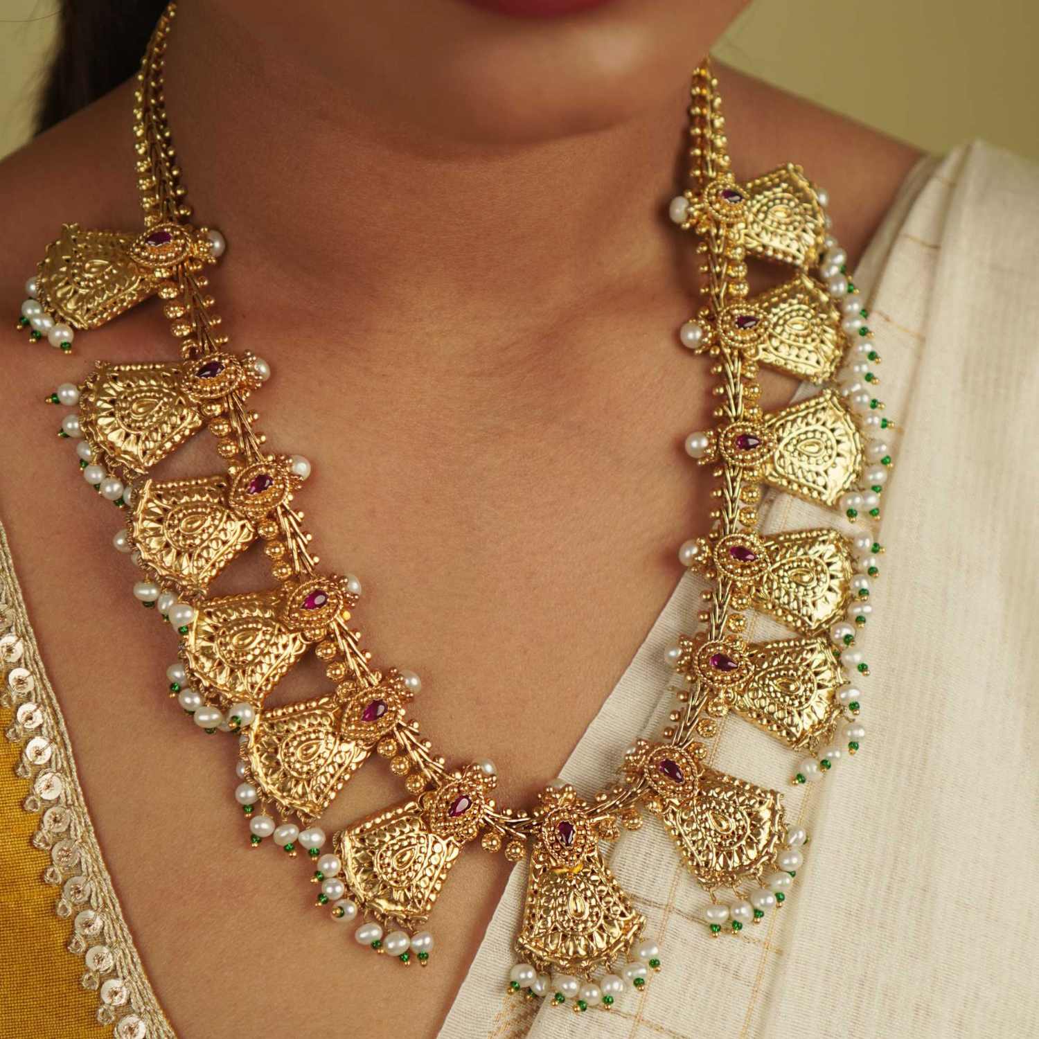 Amshula Temple Necklace