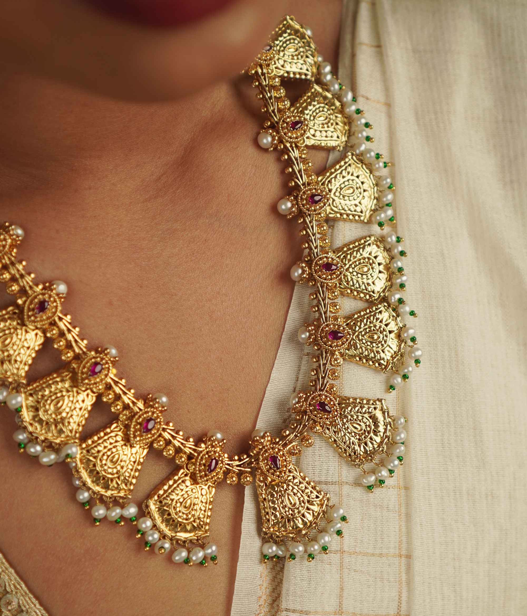 Amshula Temple Necklace