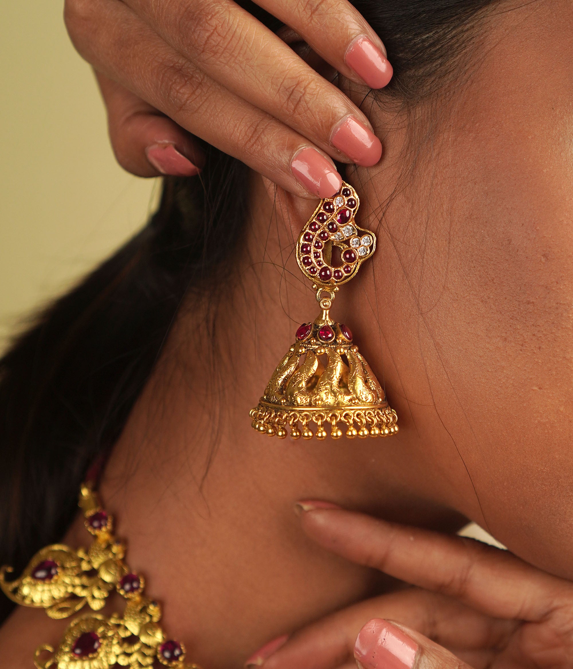 Kalika Temple Earring