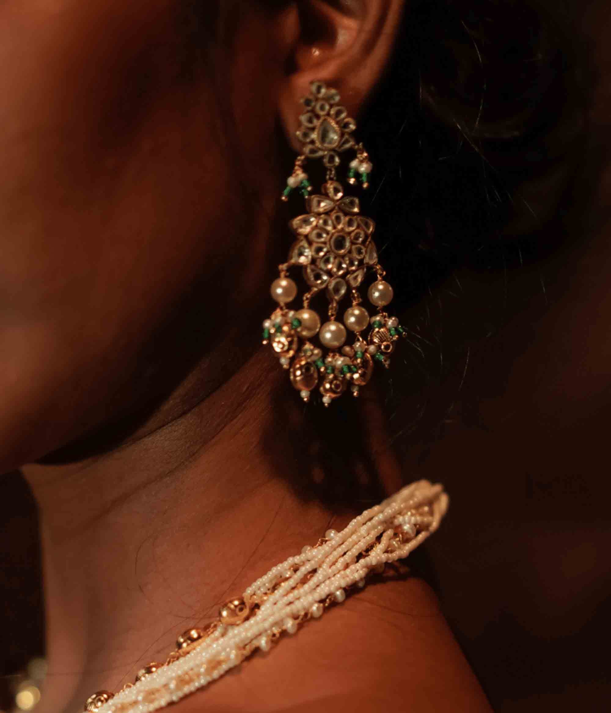 Vaishali Kundan Earrings