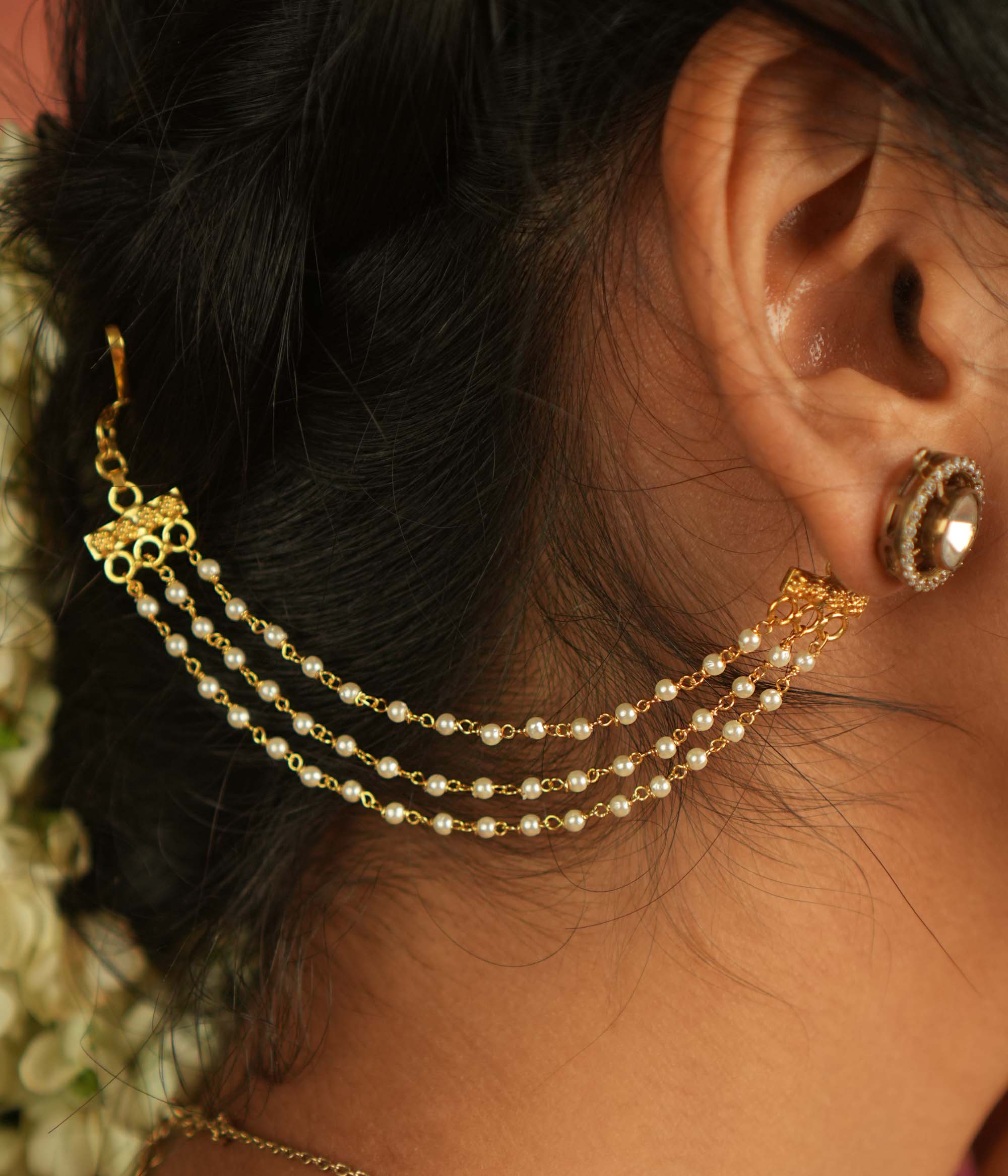 Swasti Ear Chain