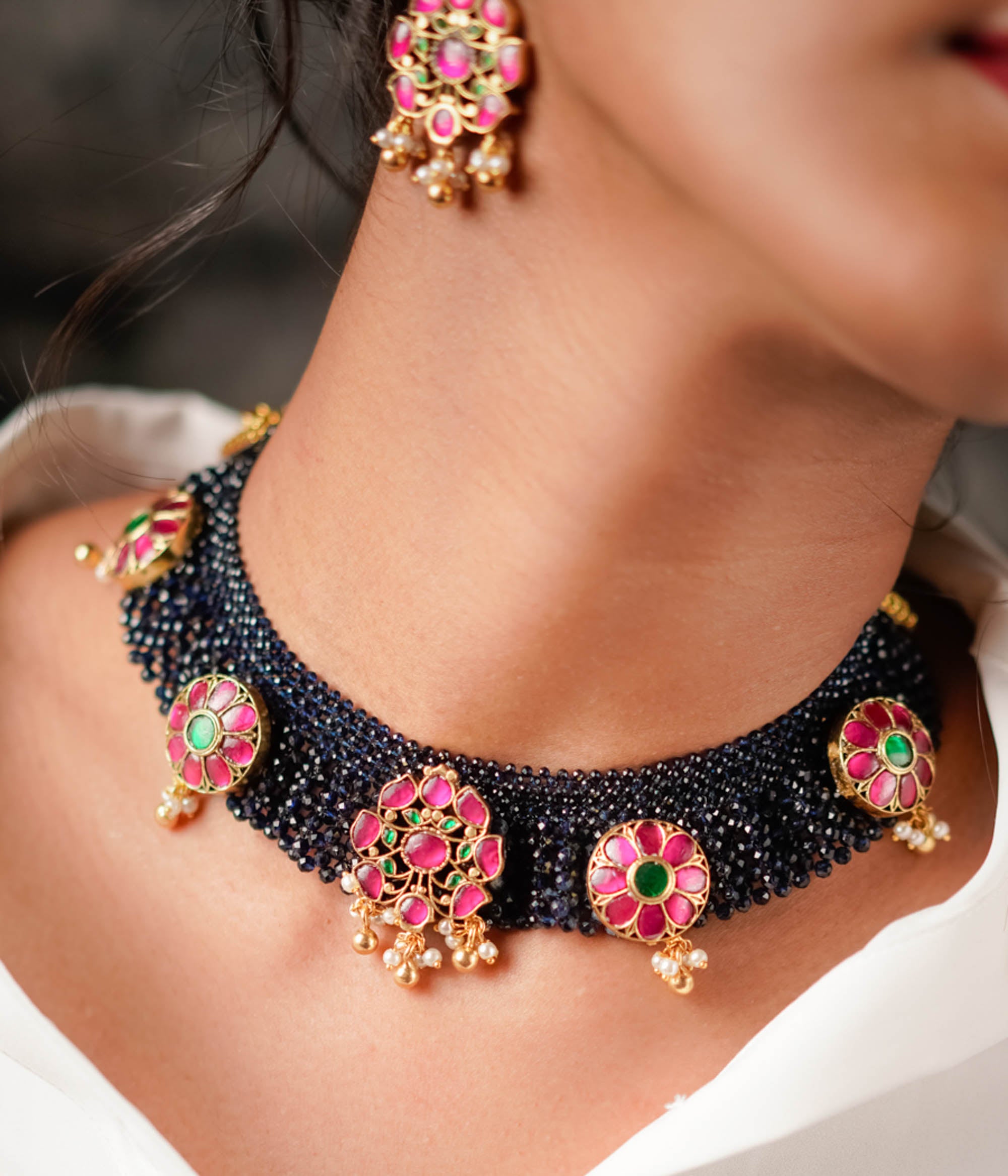 Bougainvillea  Necklace