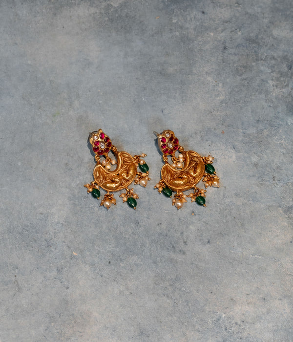 Vahini Temple Earrings